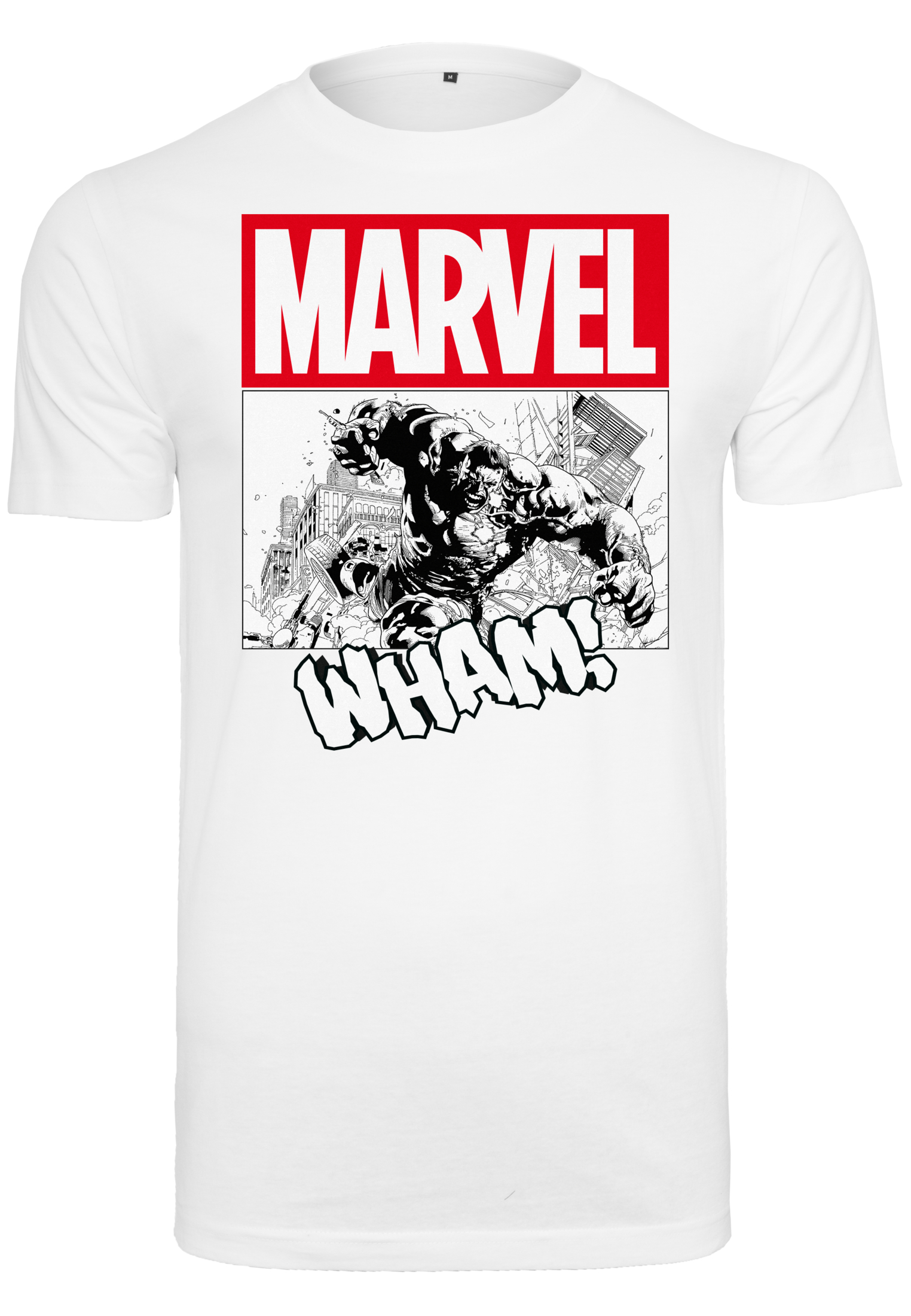 White Avengers Smashing Hulk T-shirt