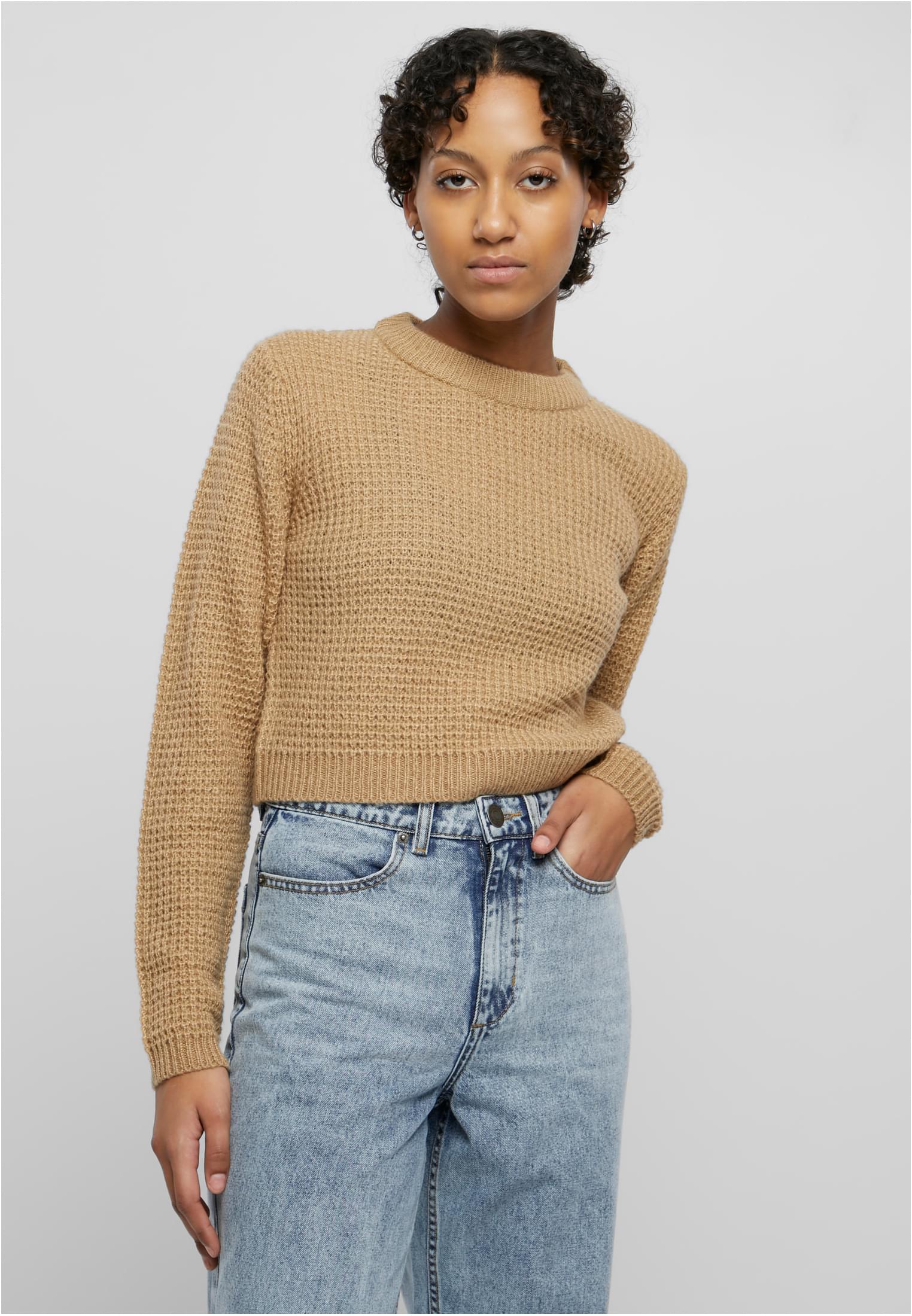 Women&#039;s short sweater UC - beige