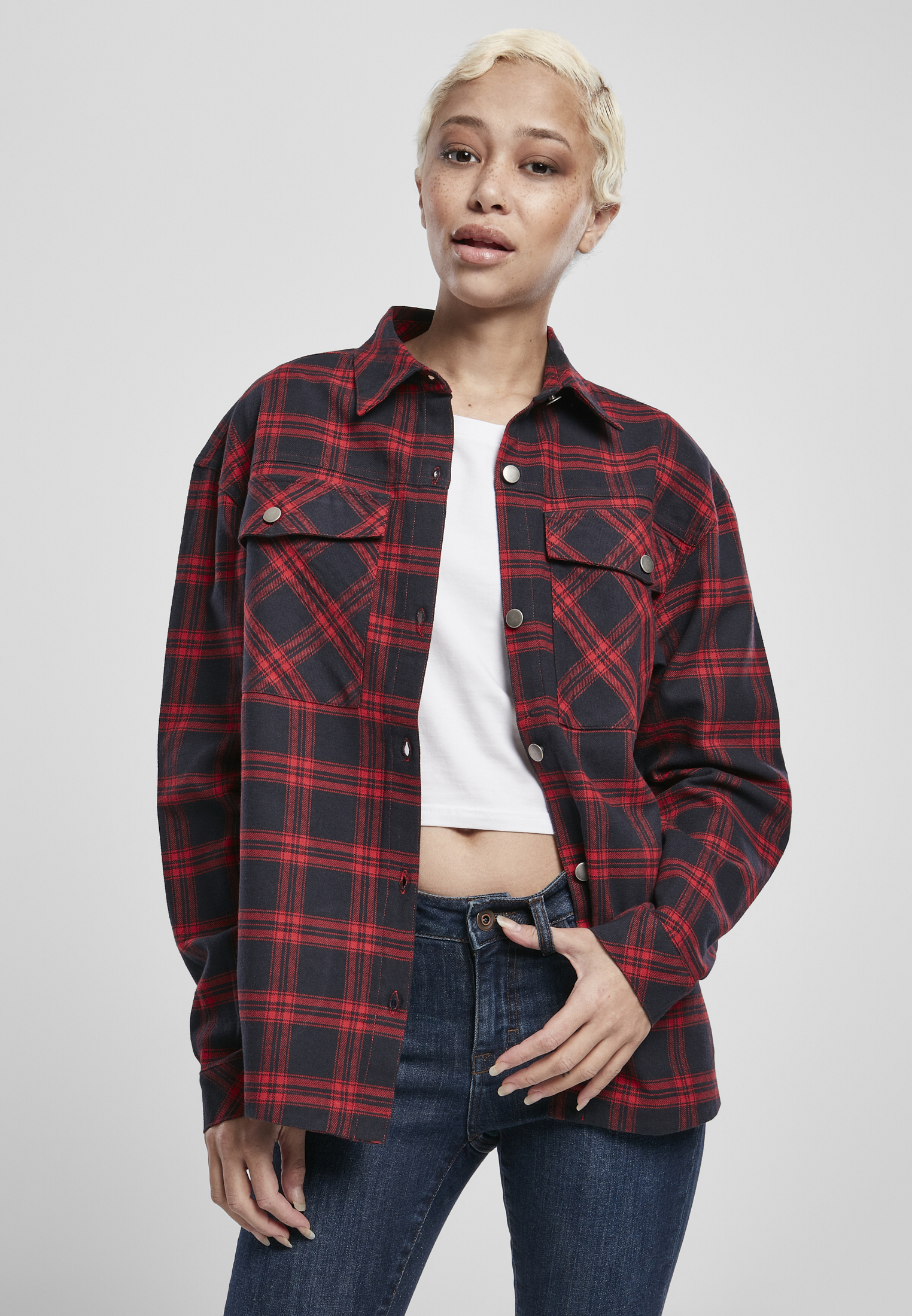 Women&#039;s Oversized Oversized Oversize Midnight/Red