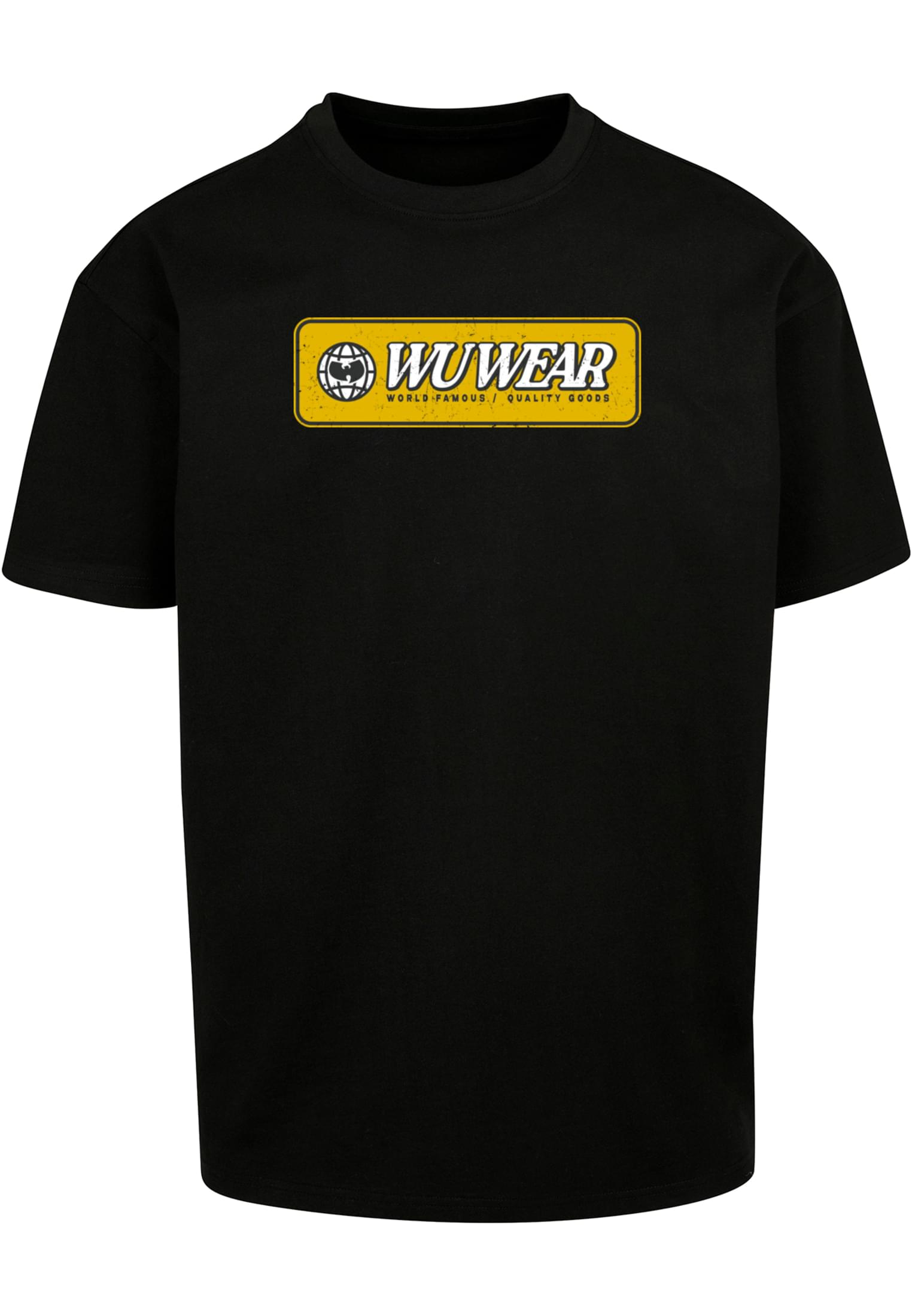 WU Wear Earth Logo Oversize T-shirt Black