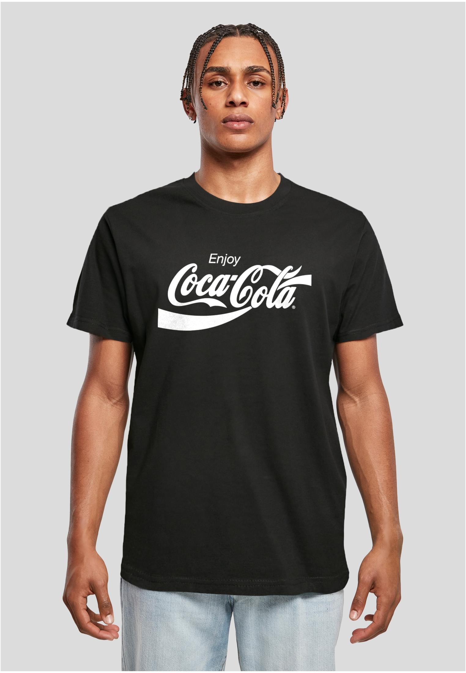 Pánské tričko s logem Coca Cola černé