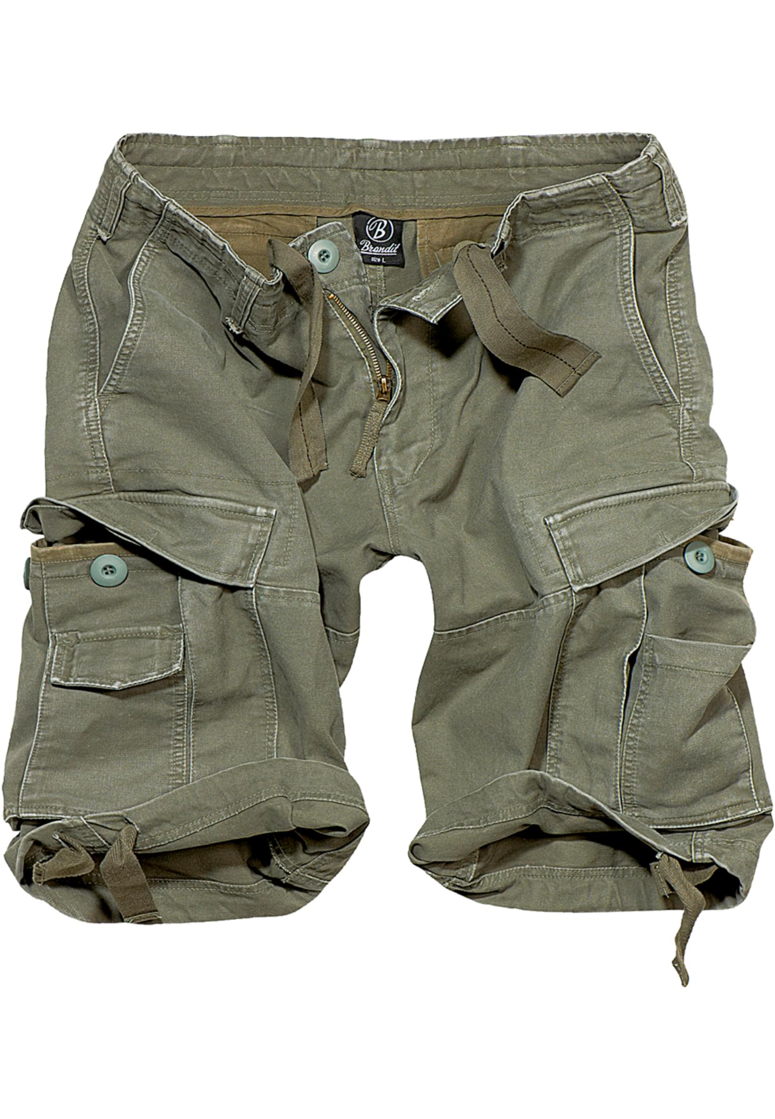 Pánské kraťasy Vintage Cargo olivové