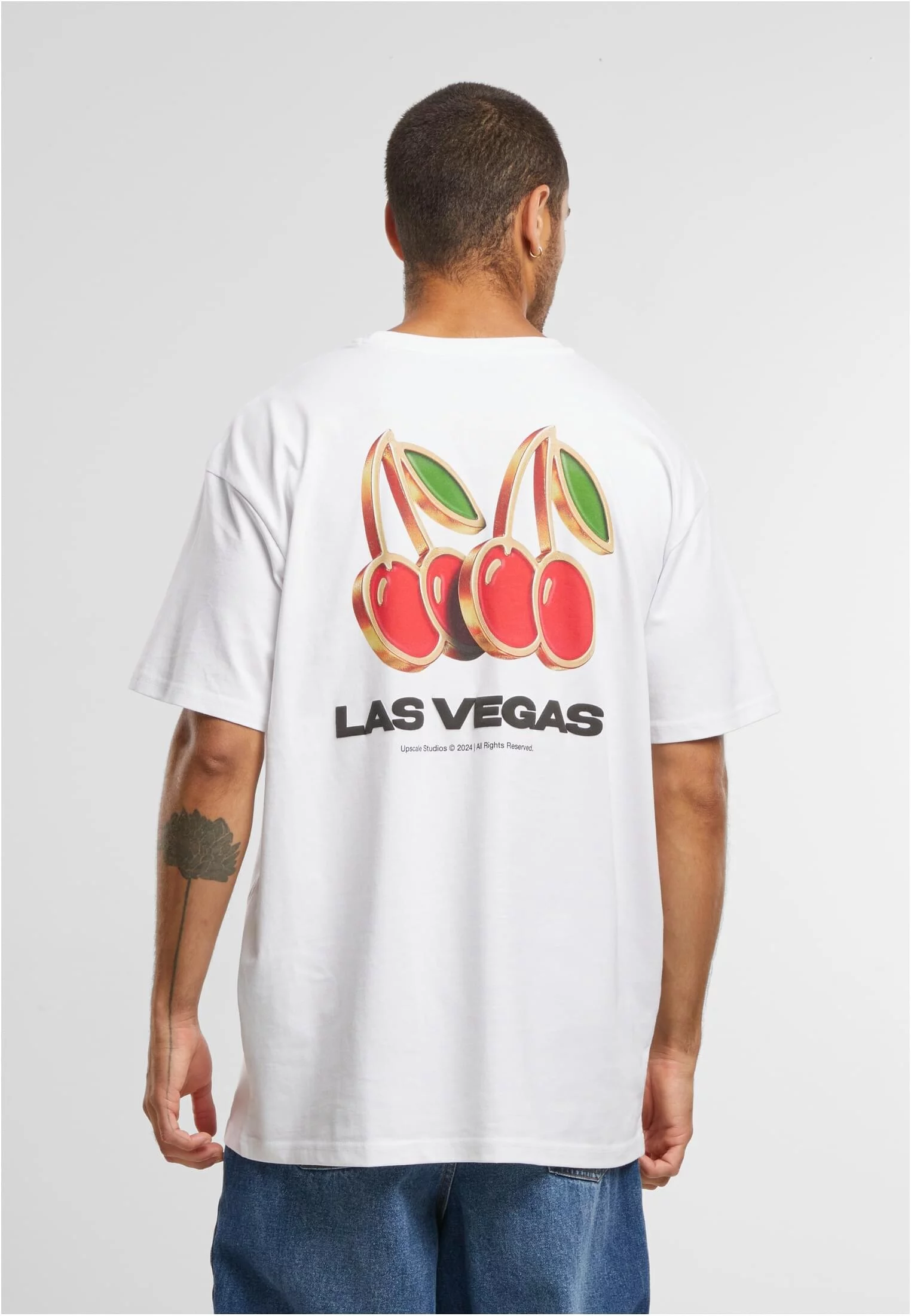 Men's T-shirt Gambling Capital Oversize white