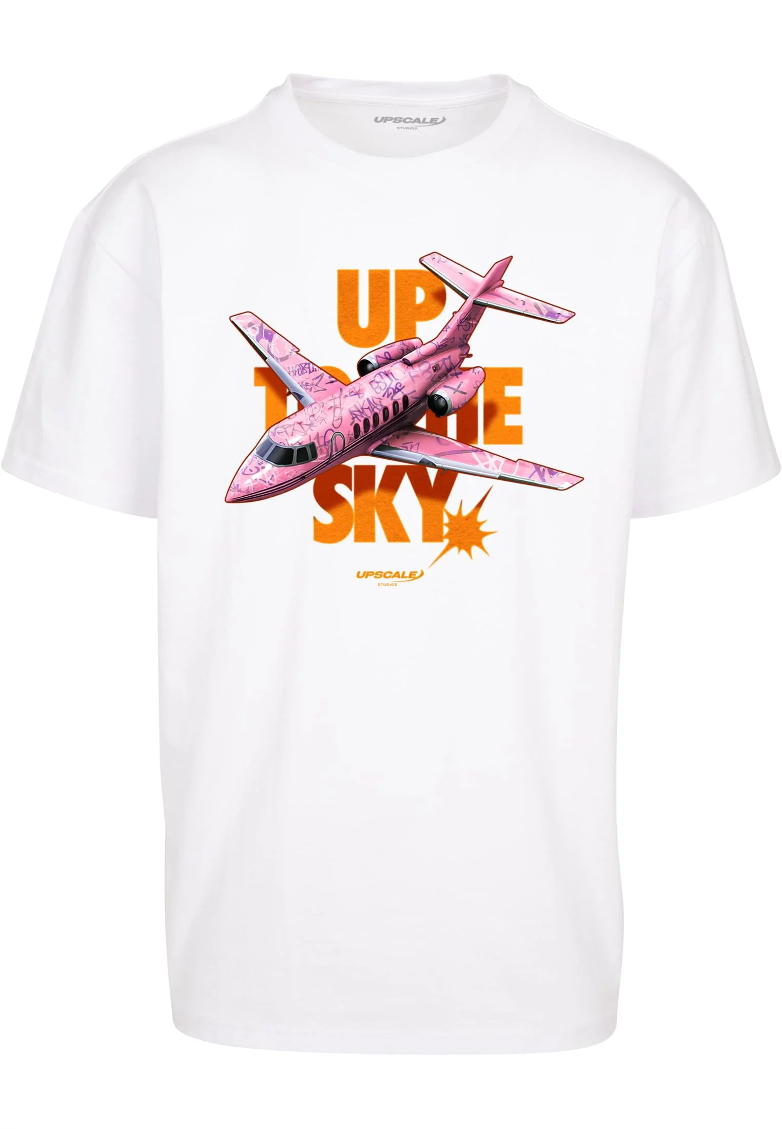 Up to the Sky Oversize Tee white