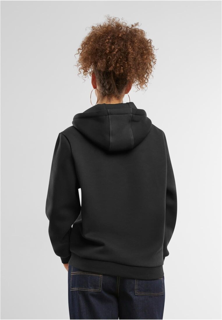 Women's Black Furry Hoodie New York