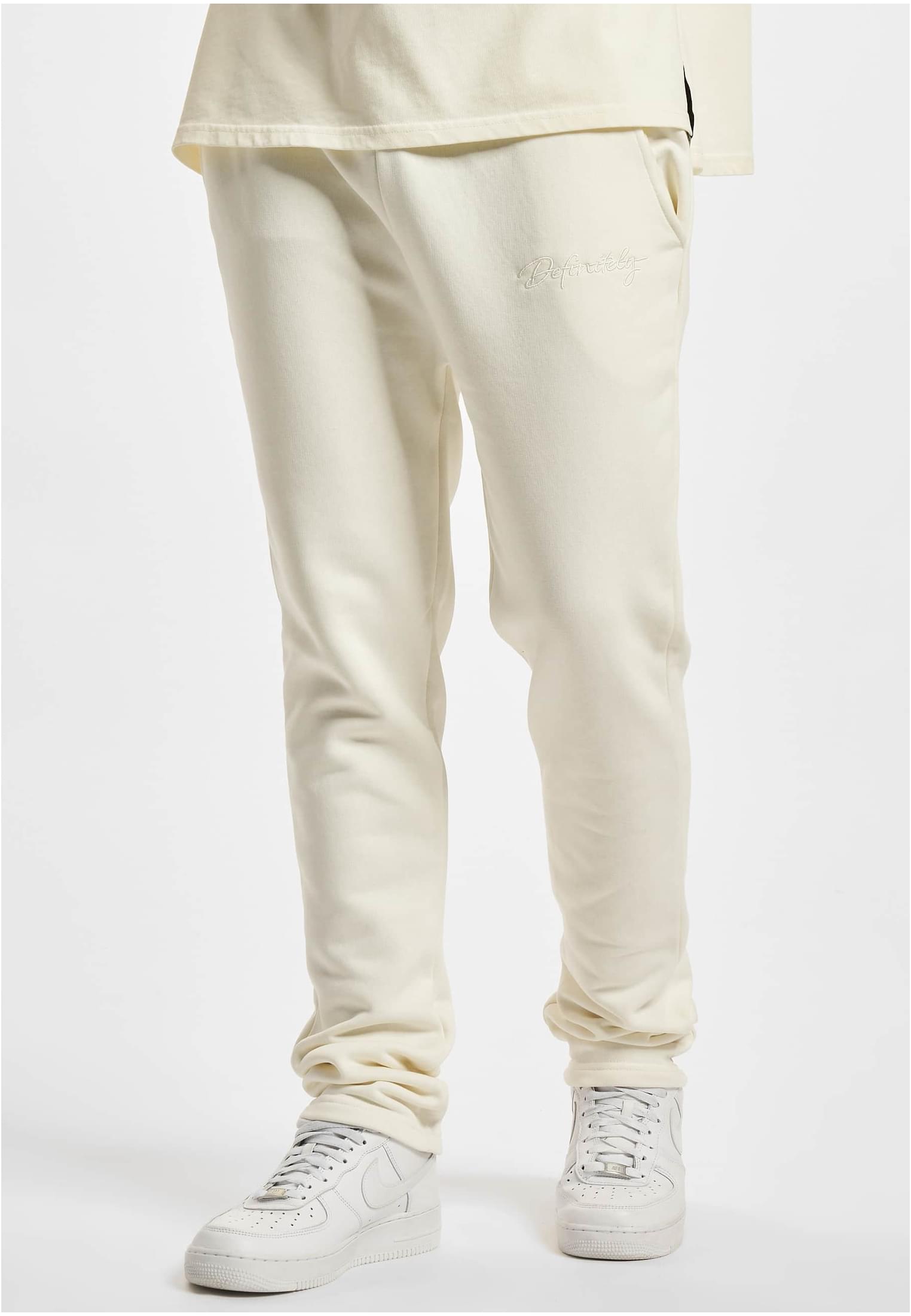 DEF Left Leg Print Jogger Offwhite