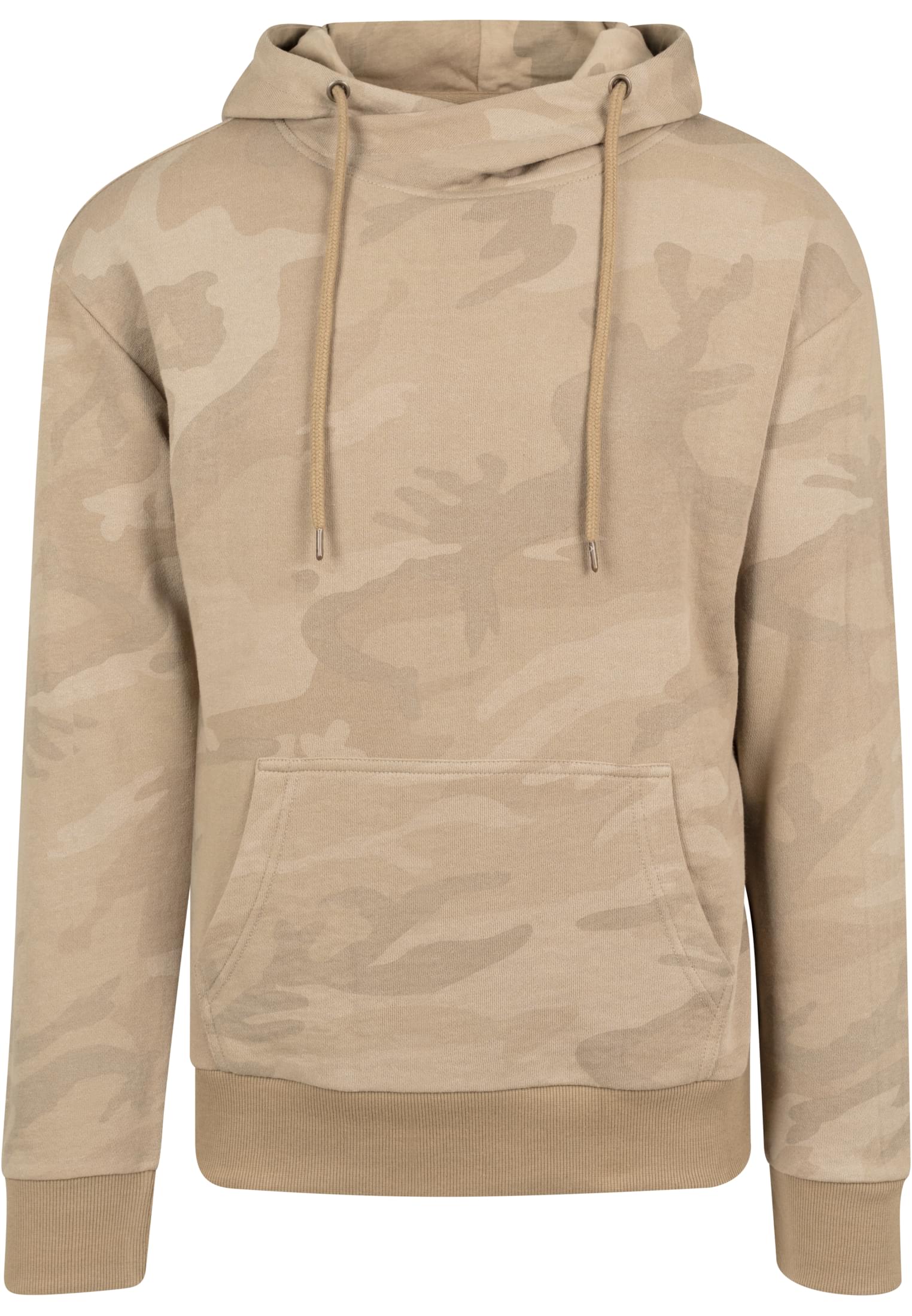 High Neck Camo Hoody Sand Camo