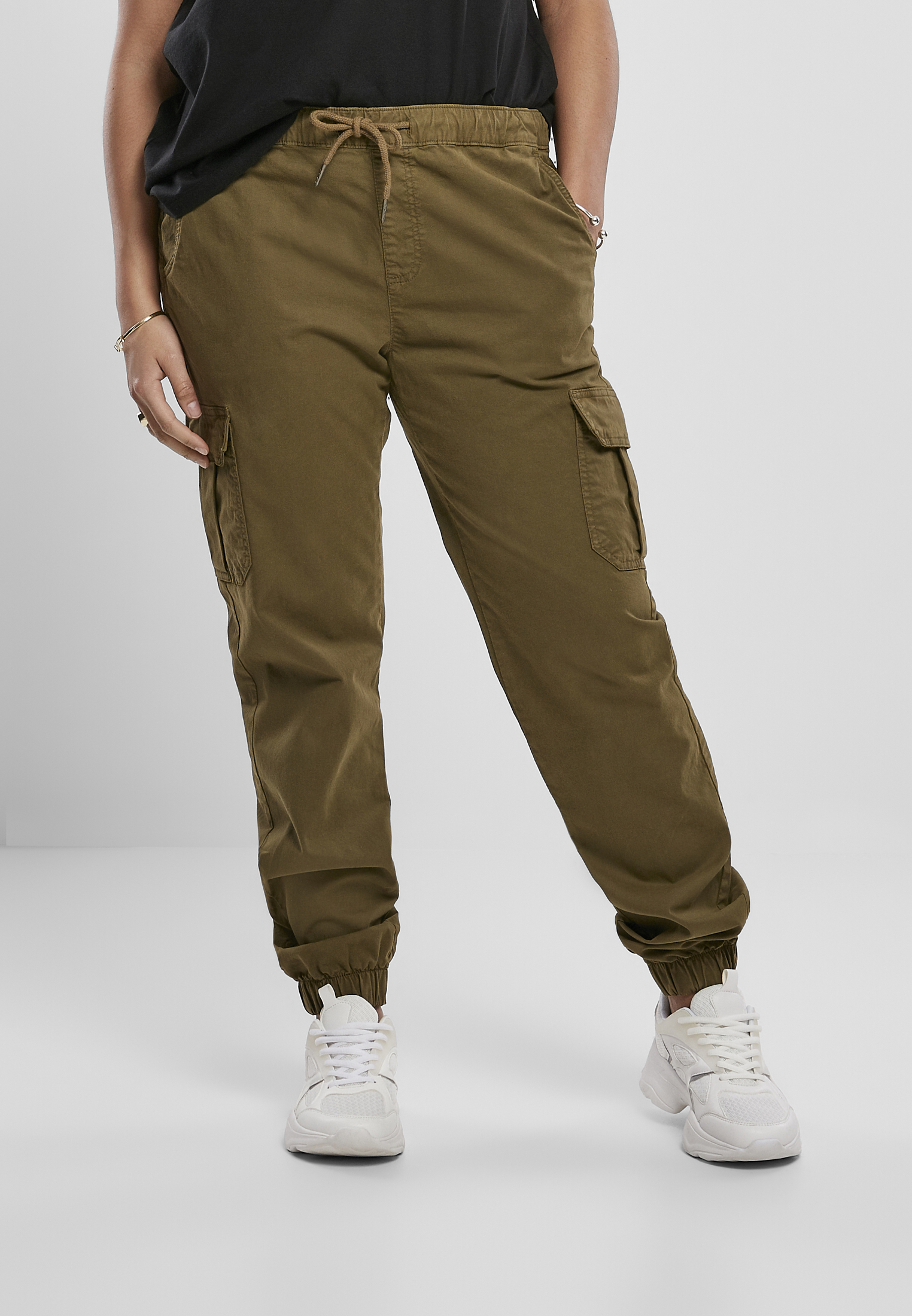 Women's high-waisted cargo jogging pants summerolive