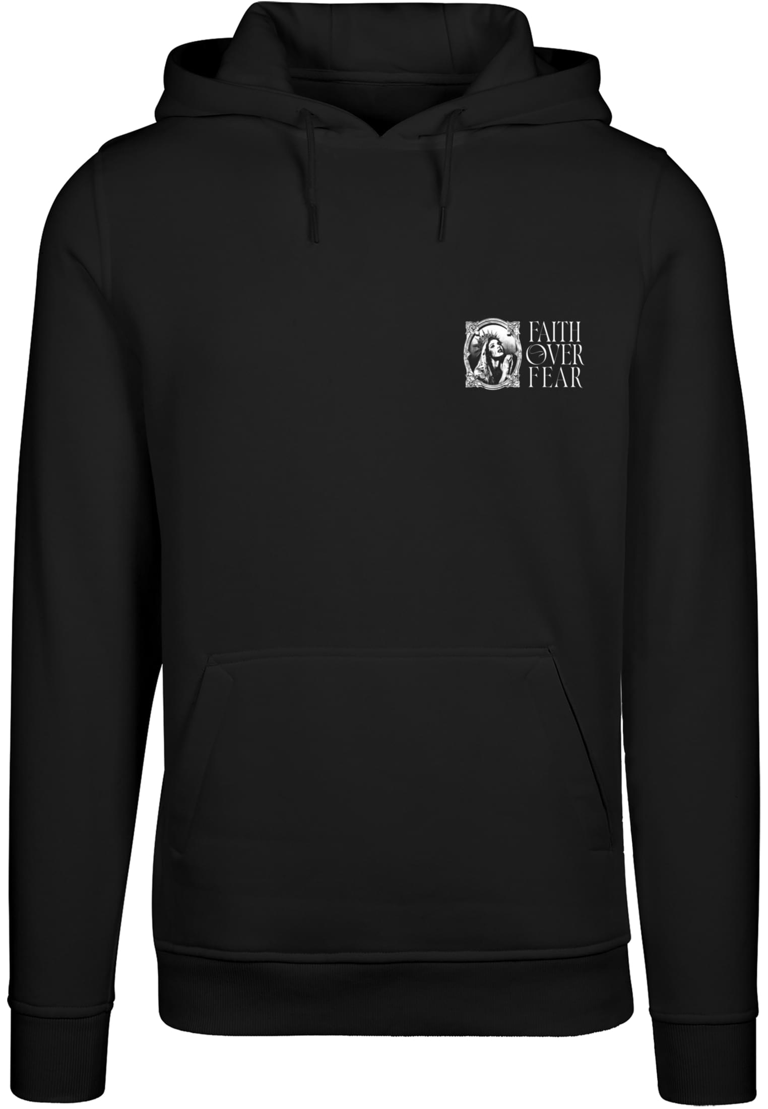 Men&#039;s sweatshirt Faith Over Fear black