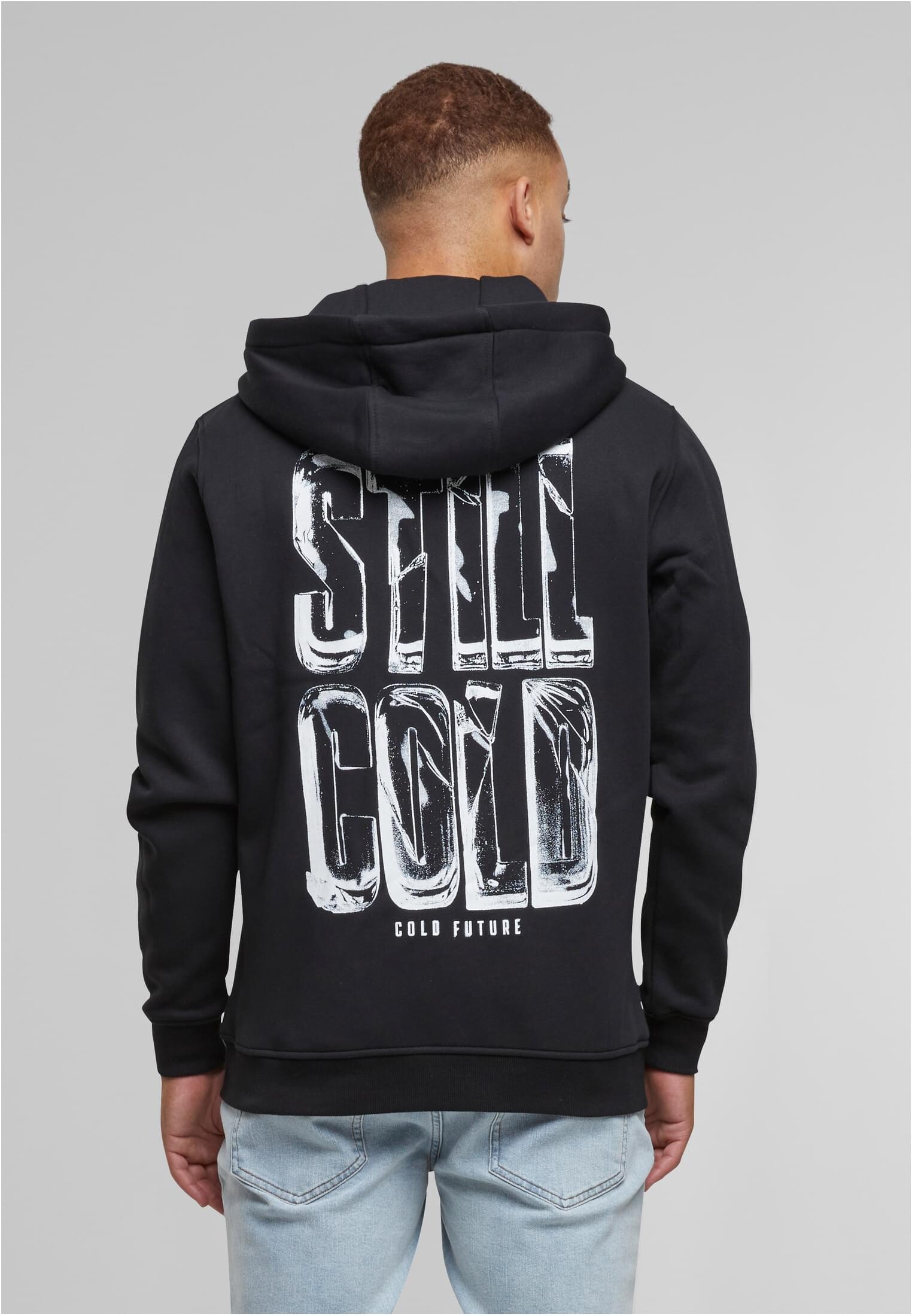 Men's zip-up hoodie Still Cold black