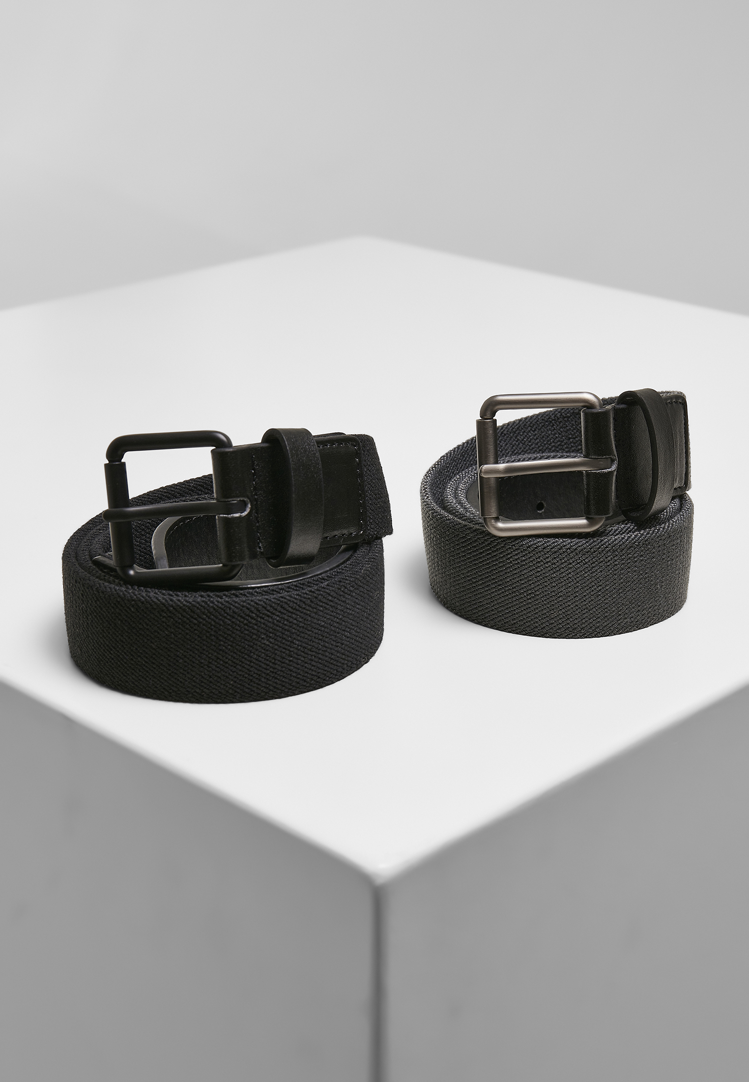 Stretch Basic Belt 2-Pack černá/uhlová