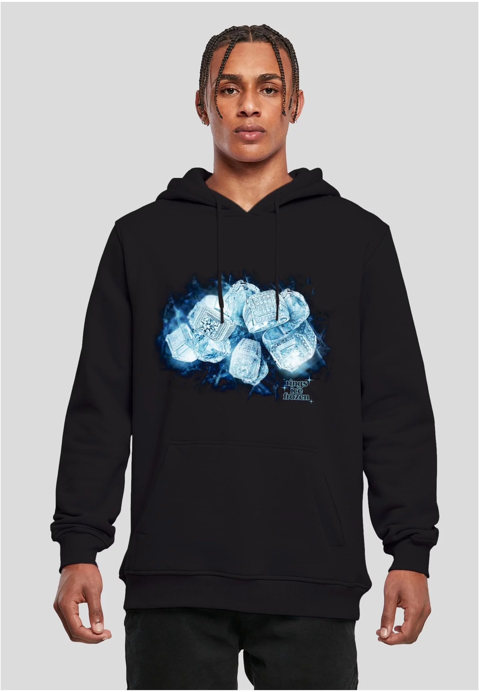Men&#039;s Ice Rings Hoody Black