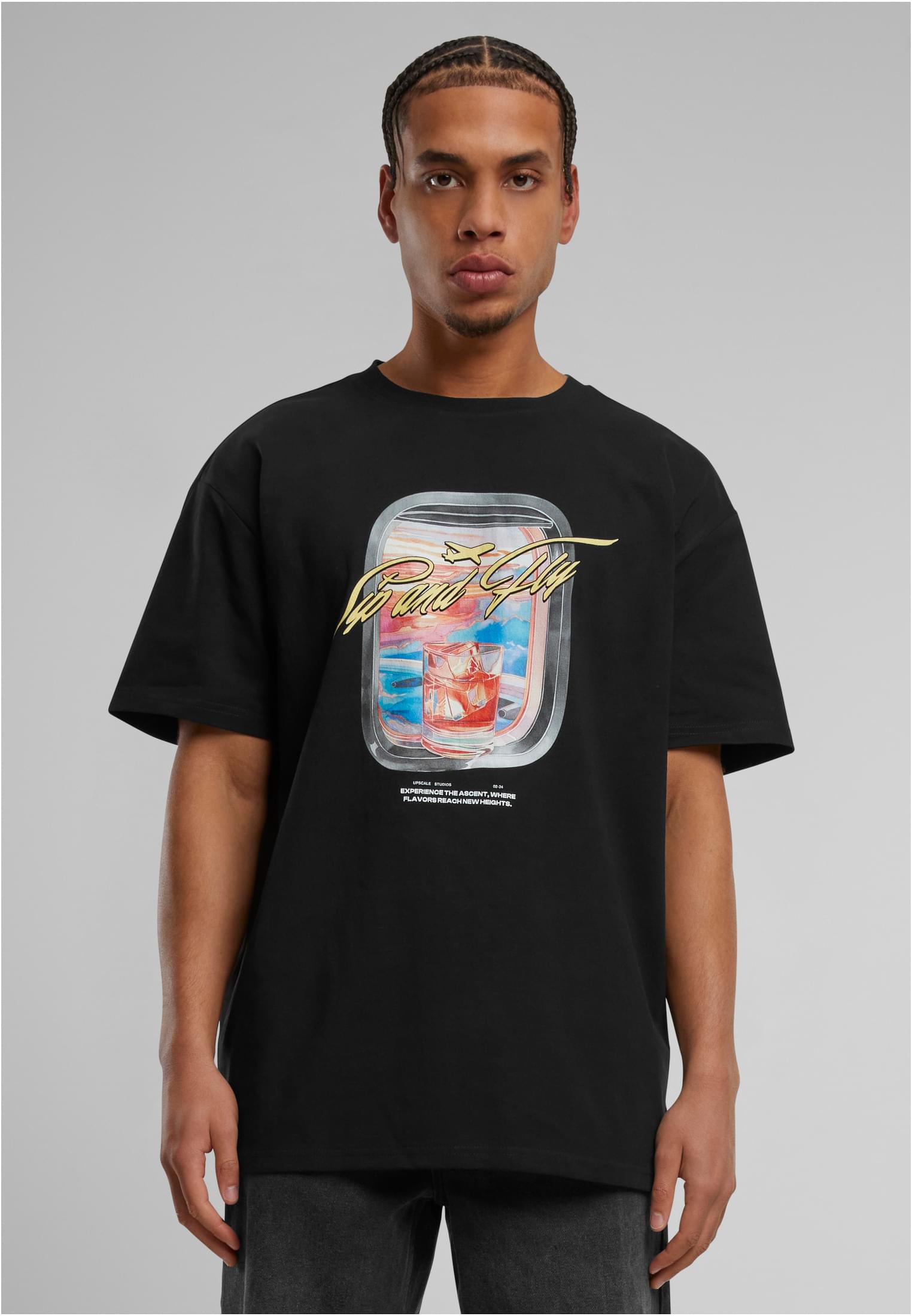 Men&#039;s T-shirt Compton EMB Hoody black