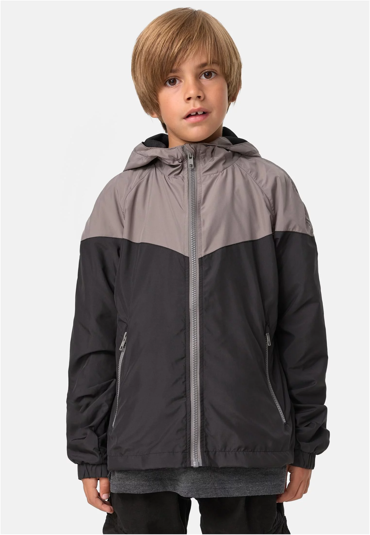 Boys&#039; 2-Tone Tech Windrunner asphalt/black