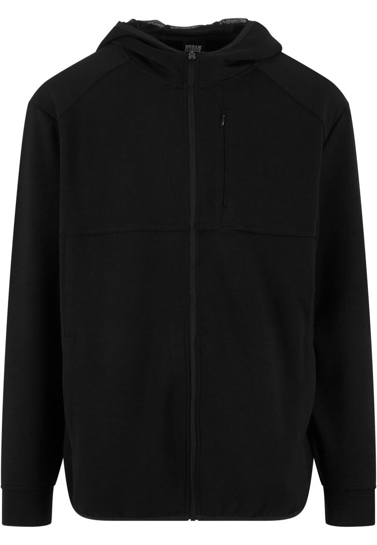 Scuba Zip Pocket Hoody black