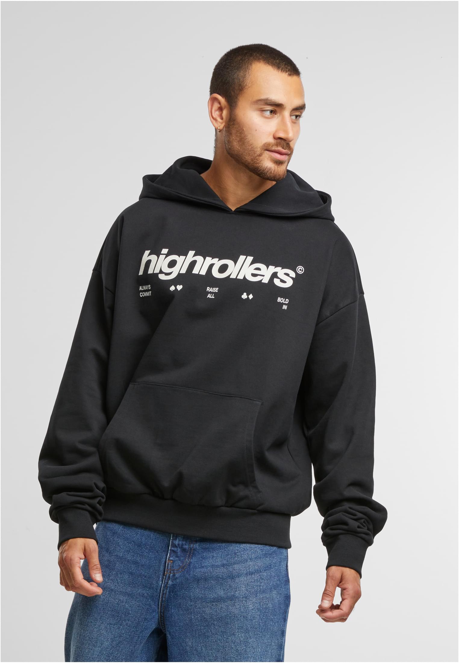 Men&#039;s hoodie Highrollers Oversize black