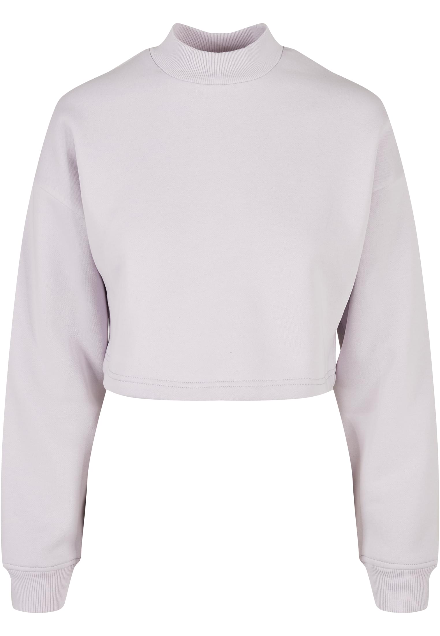 Women&#039;s Haircut Oversized Sweat High Neck Crew Soft Lilac