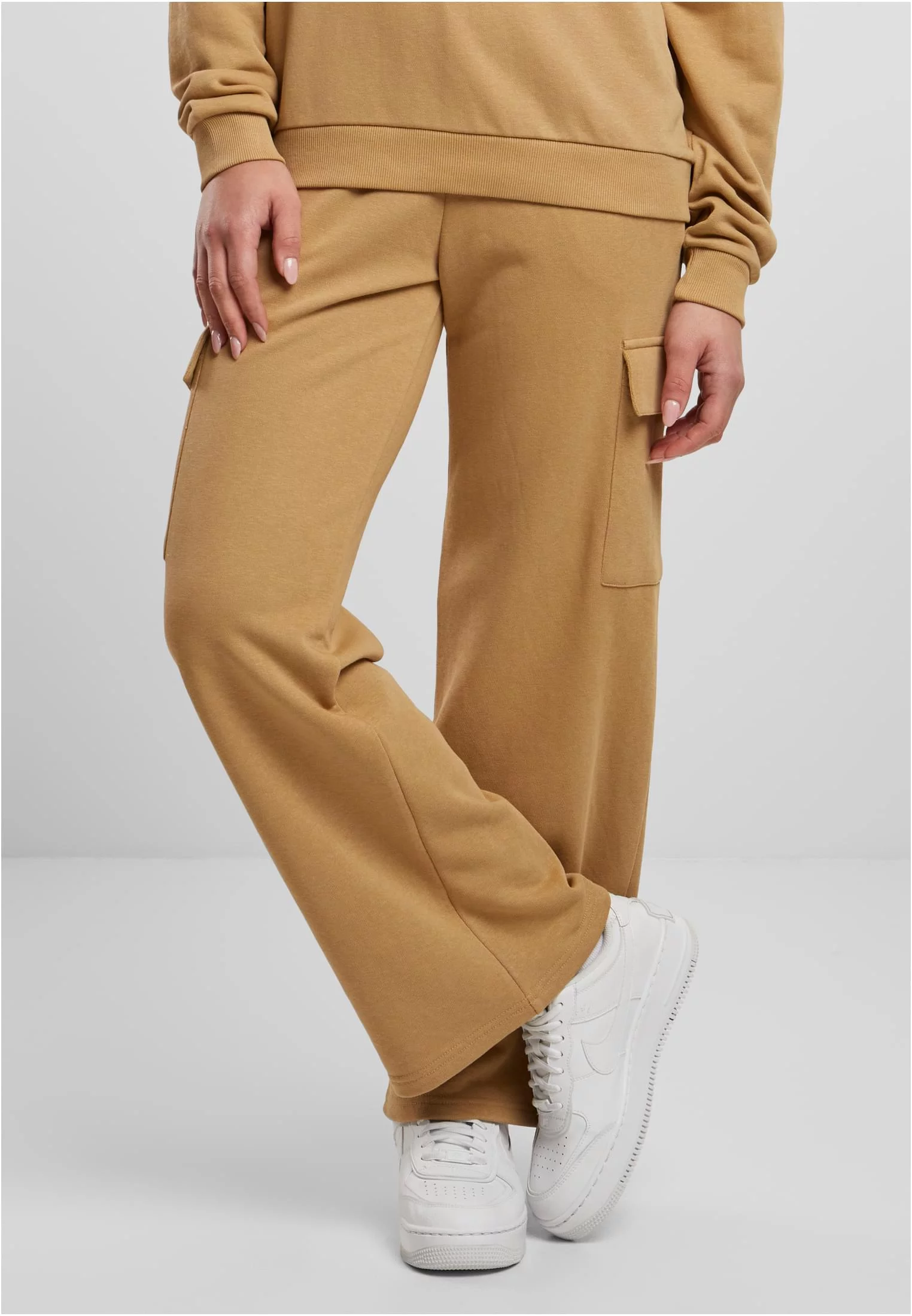 Women&#039;s Baggy Light Terry Sweat Sweatpants - unionbeige