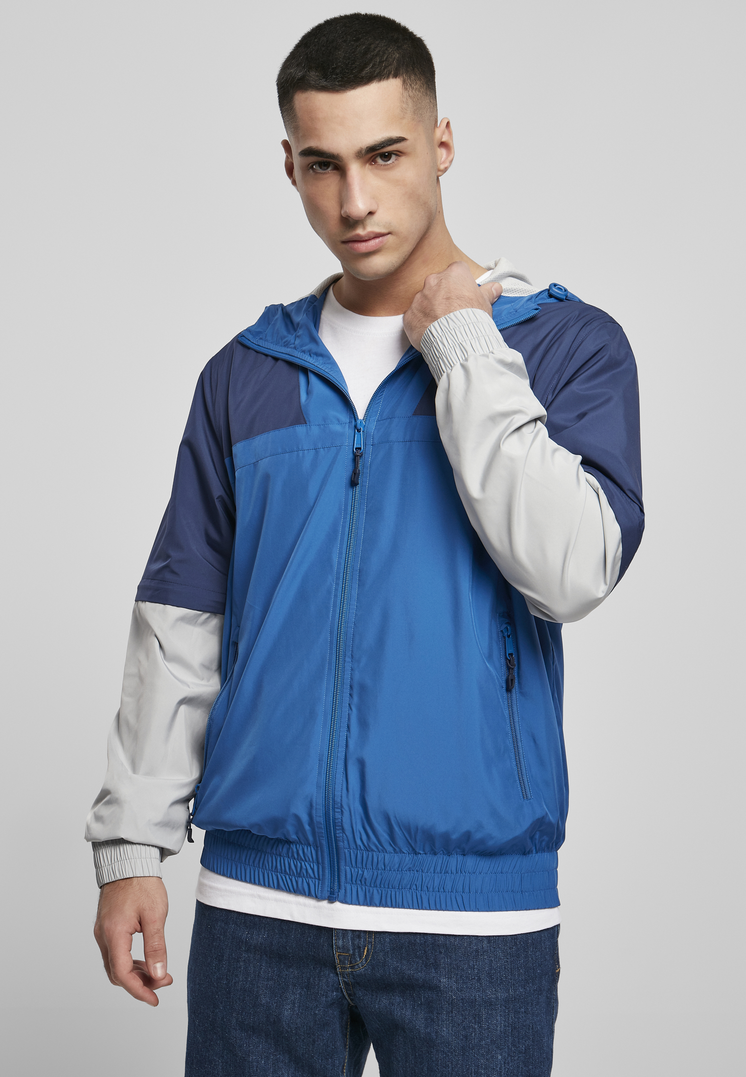 Zip Away Track Jacket Sportyblue / lightasphalt