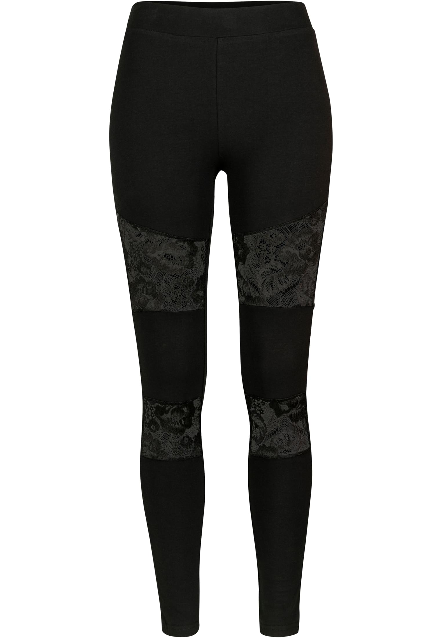 Womens leggings with laces black