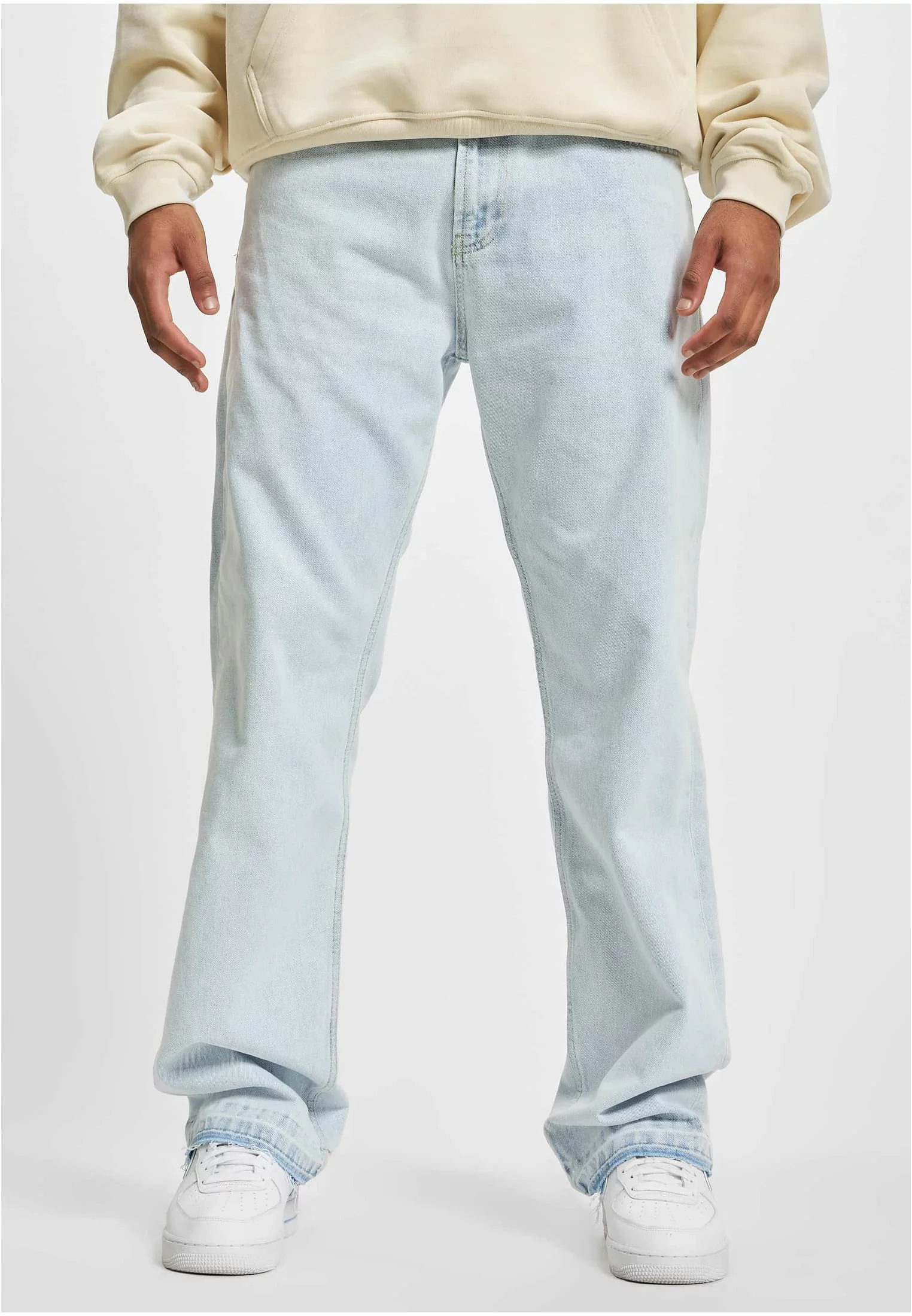 Men&#039;s jeans Straight Loose Fit Denim blue washed