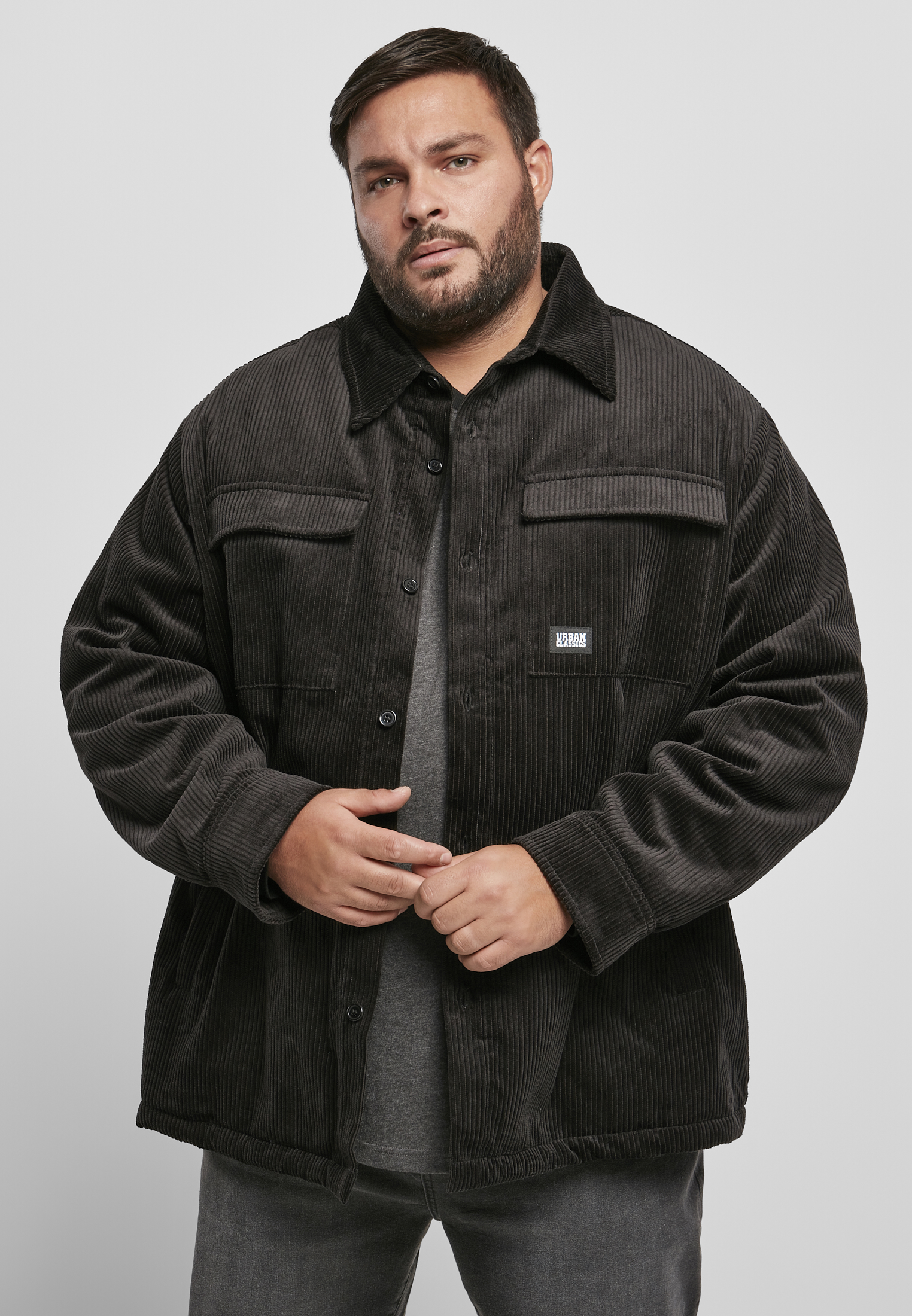 Corduroy jacket black