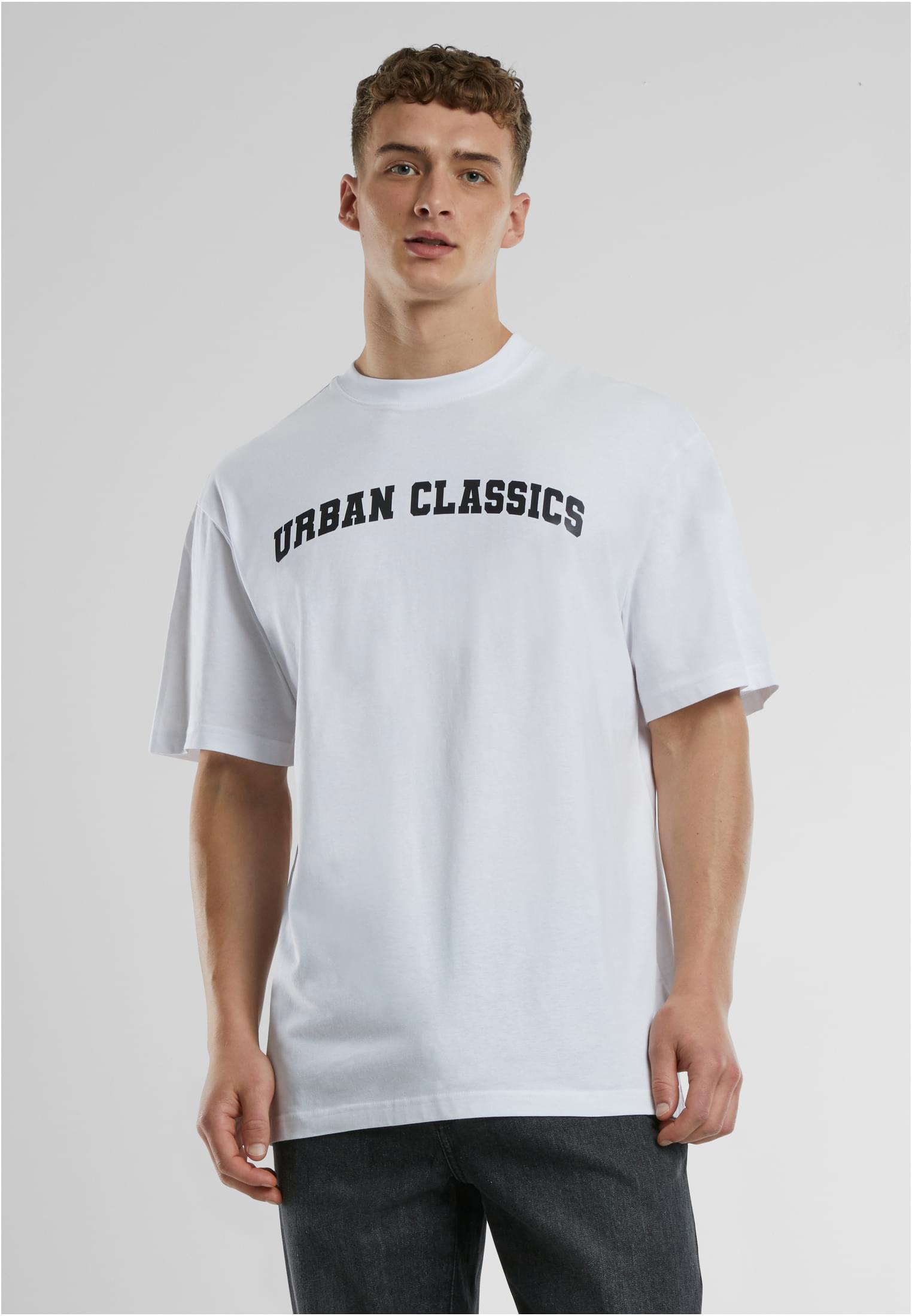 Mens T-shirt UC College Logo white