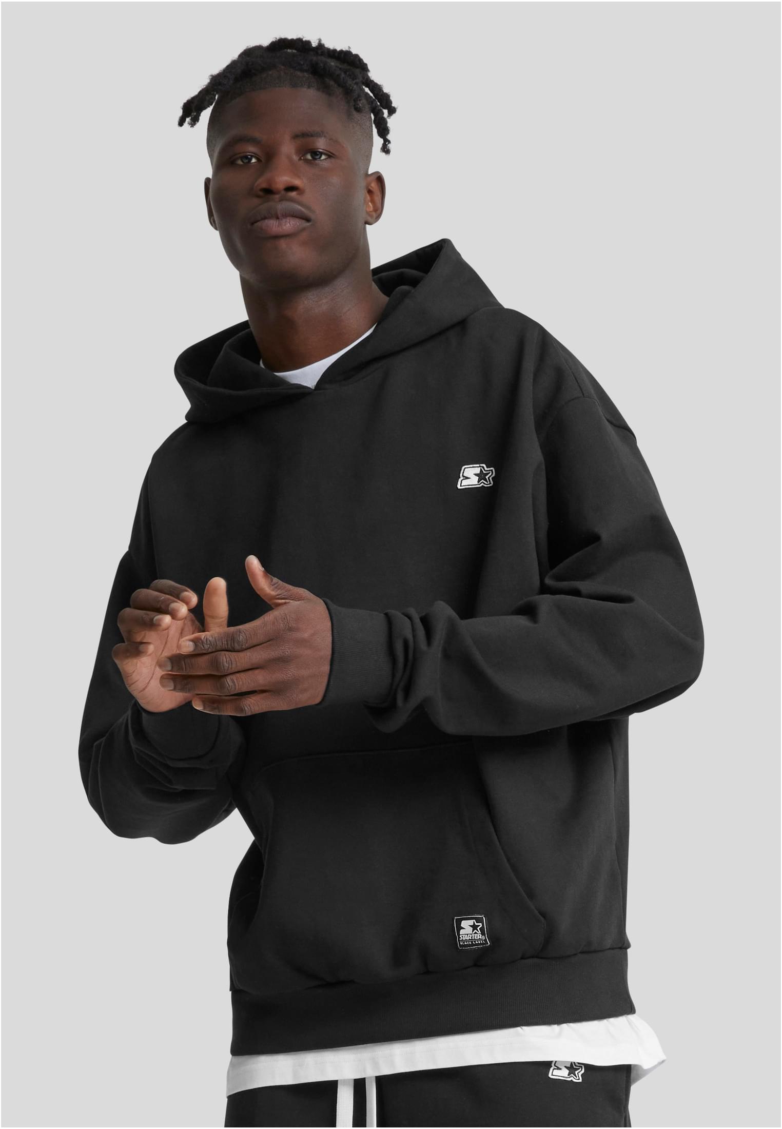 Men&#039;s Essential Oversize Hoody Black