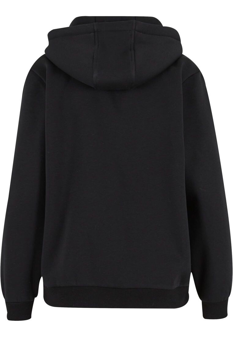 Women's Black Furry Hoodie New York