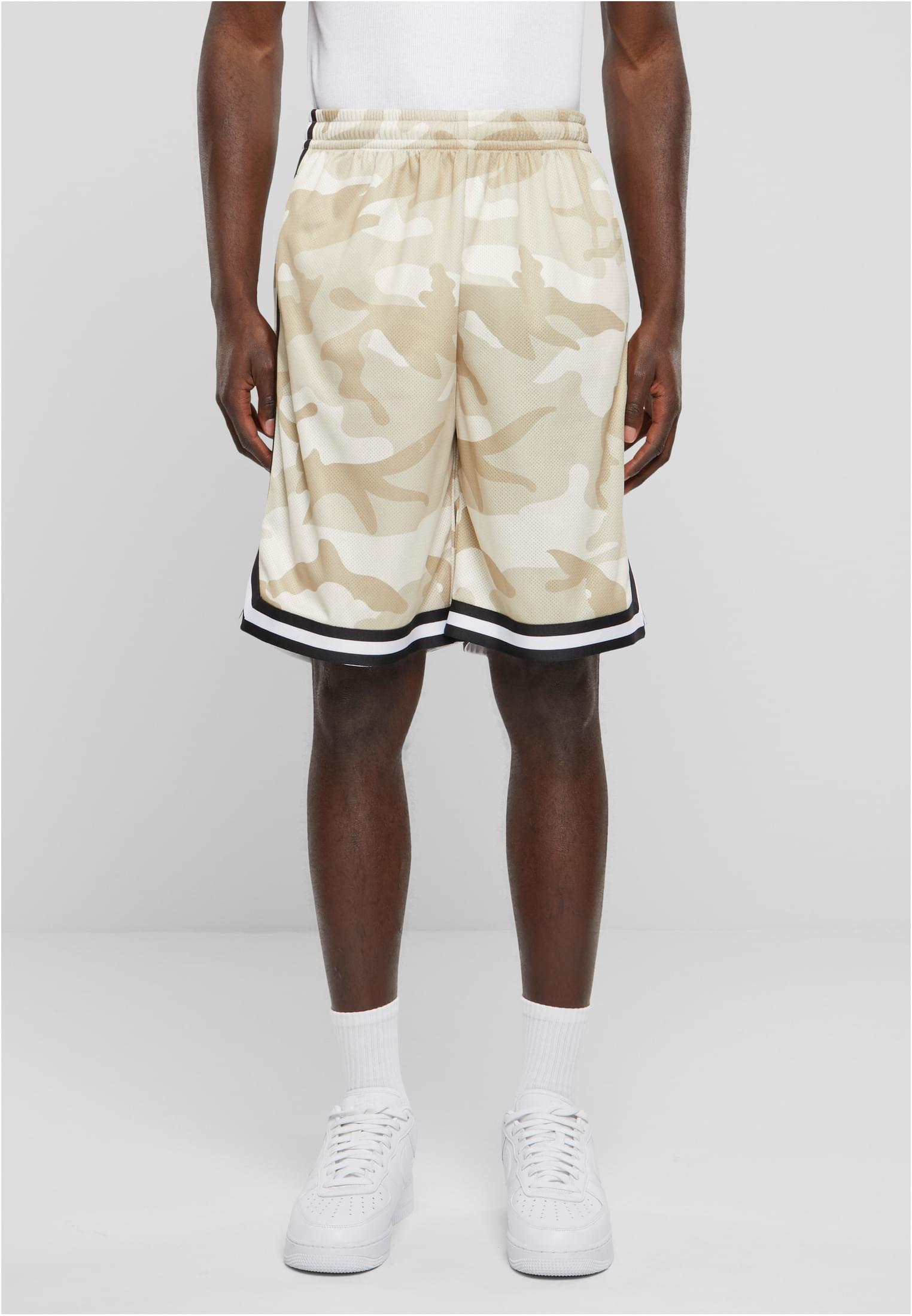 Pánské kraťasy Oversized Mesh AOP - maskáčové