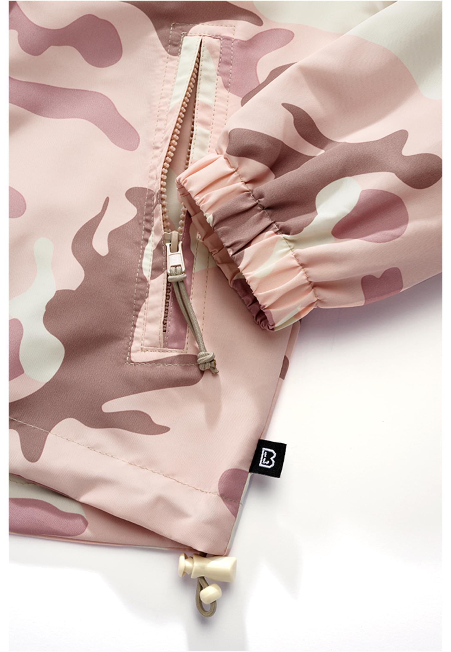 Women's summer windbreaker with front zip fastening