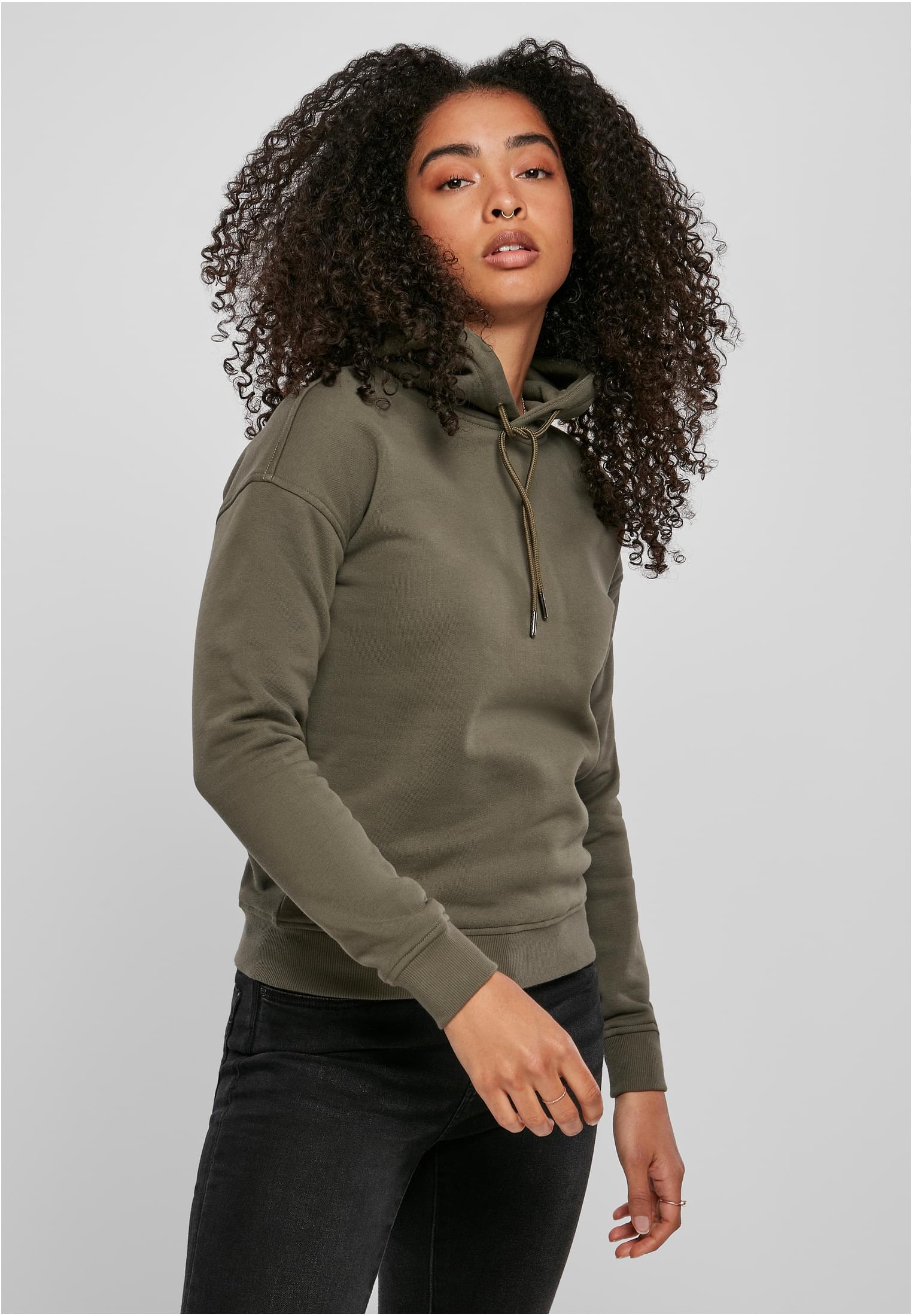 Doamnelor organice Hoody olive
