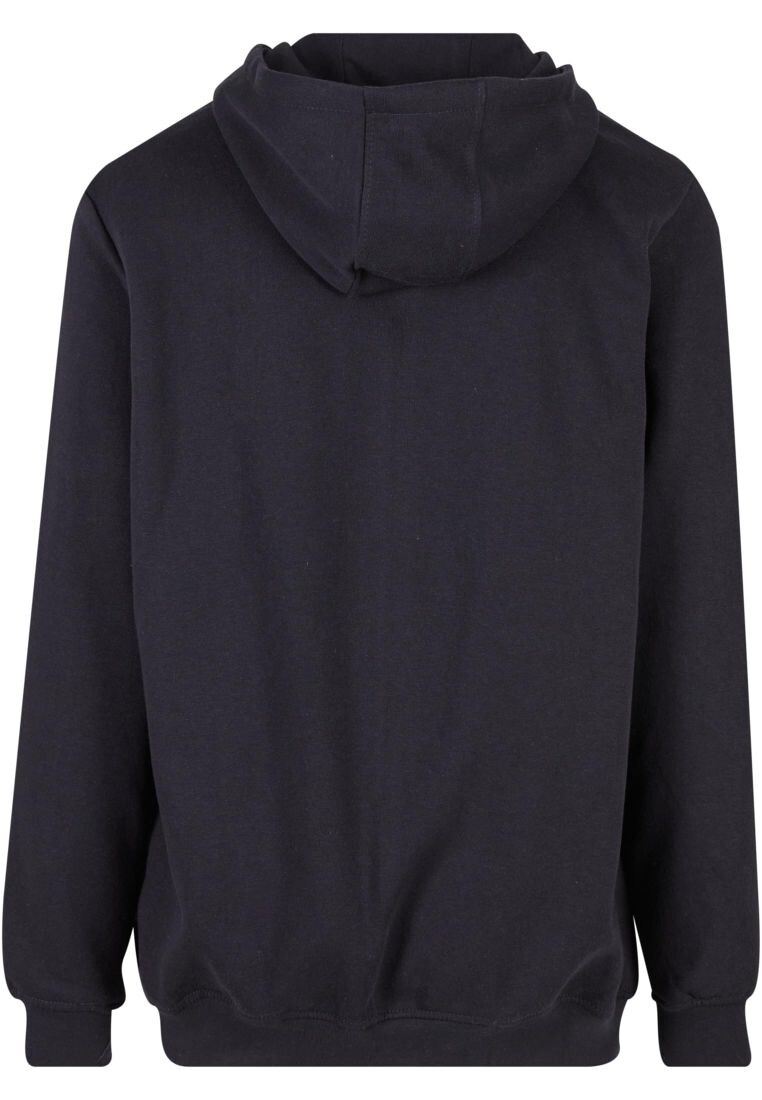 Basic Essential Zip Hoody navy