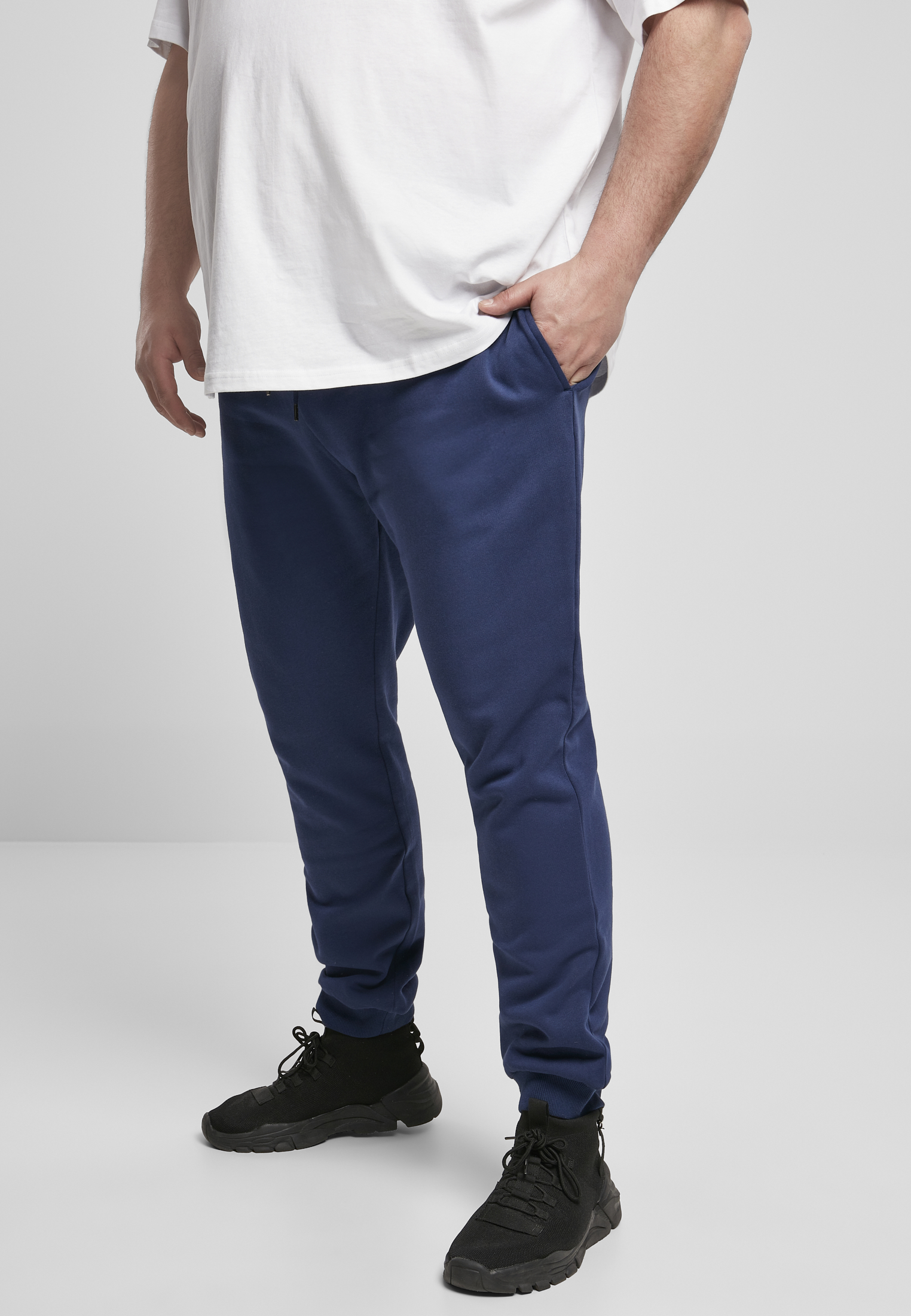 Organice pantaloni de trening de bază Darkblue