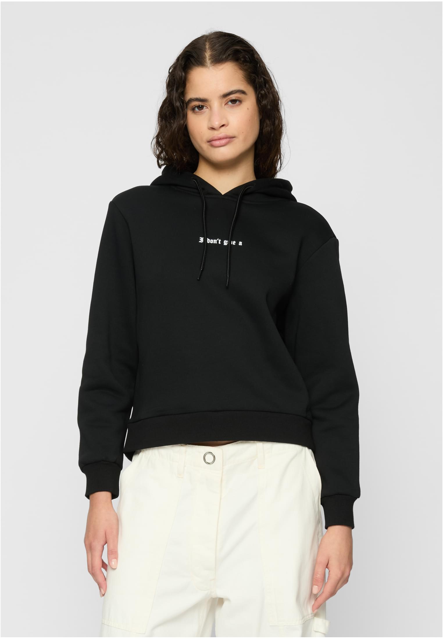 Women&#039;s sweatshirt I Dont Give A Hoody black