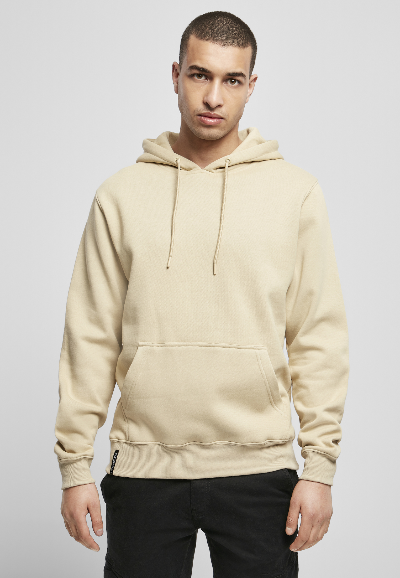 Sand C&amp;S Plain Hoody