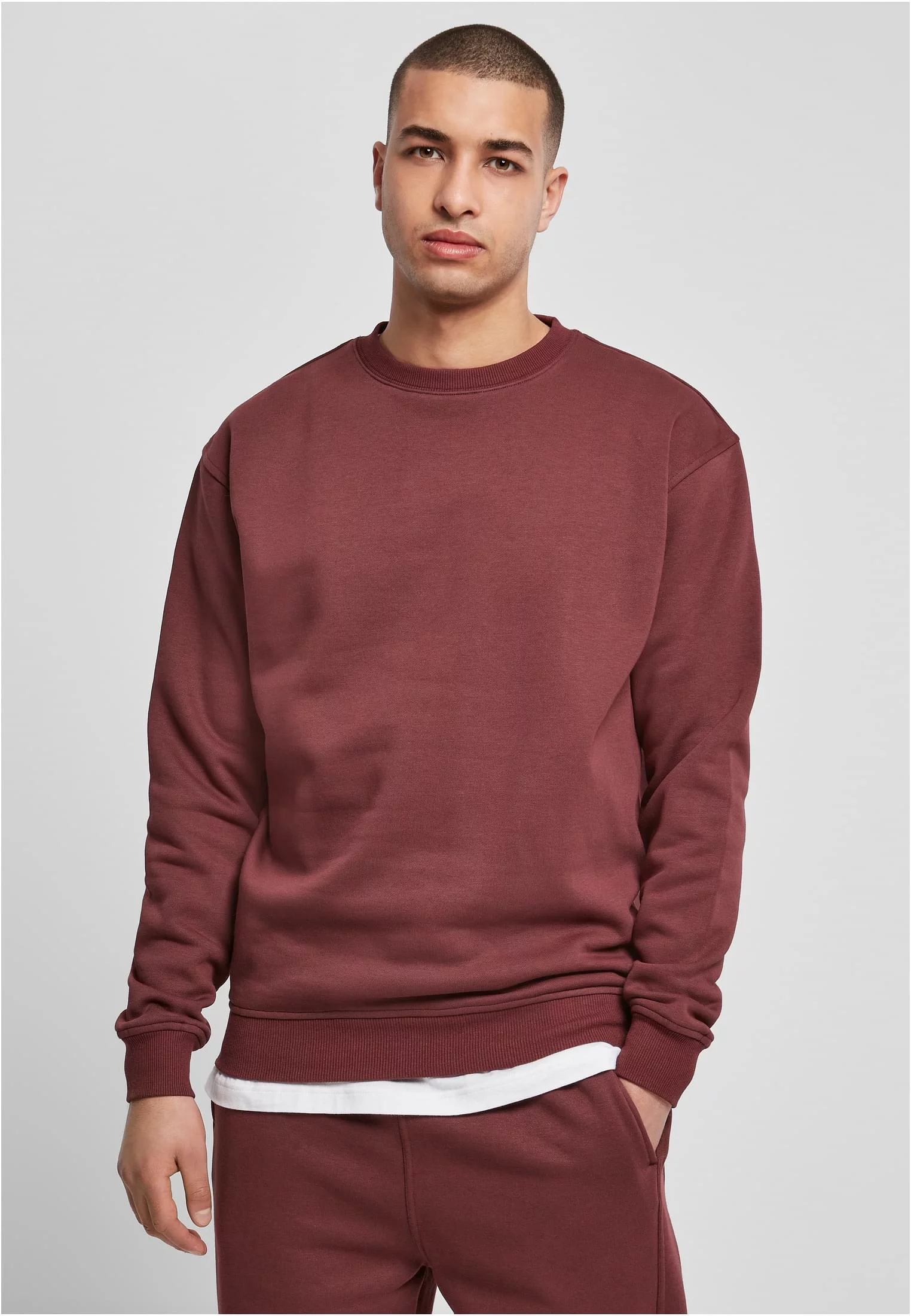 Cherry sweatshirt with neckline