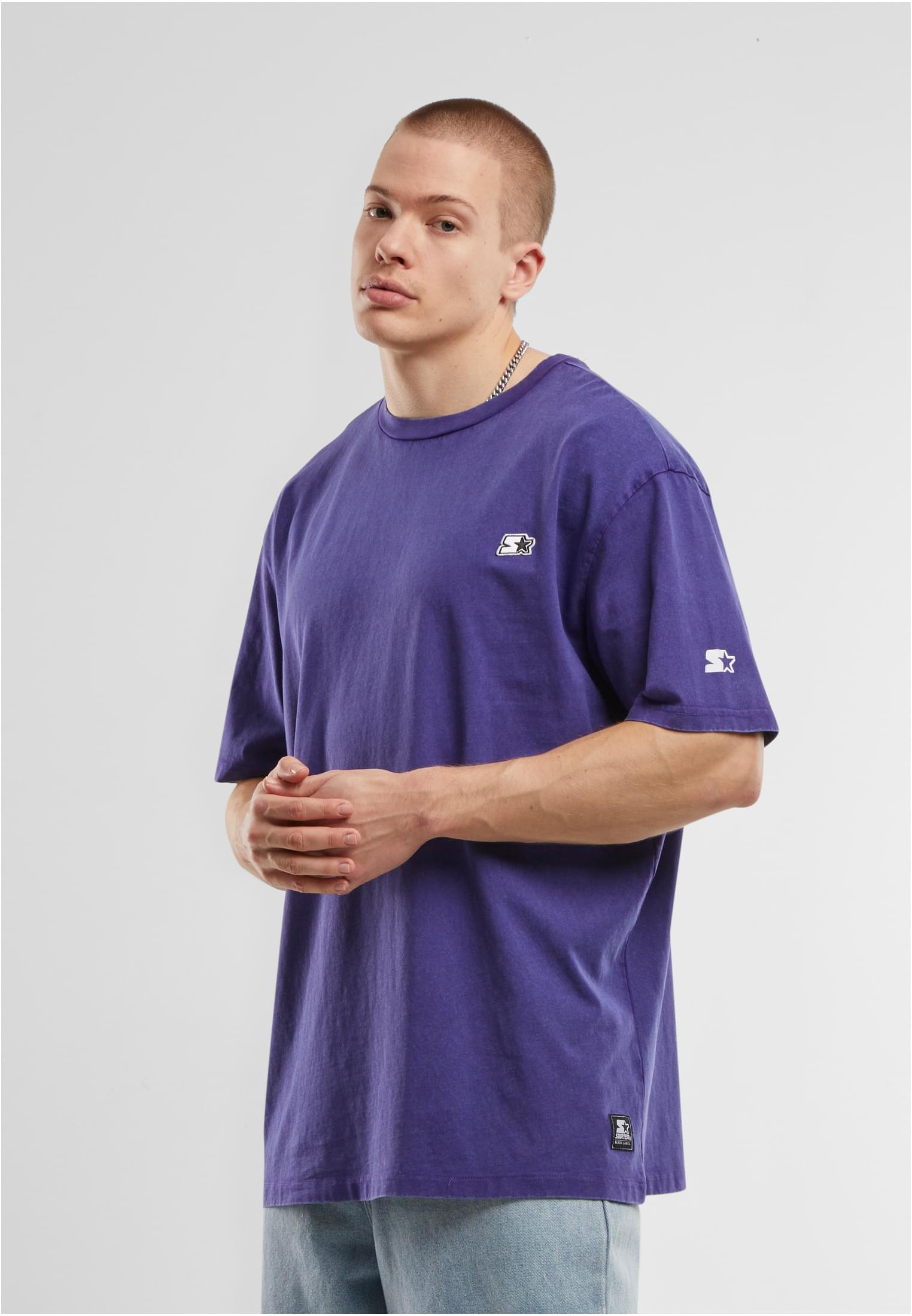 Men's T-shirt Starter Essential Oversize Acid purple