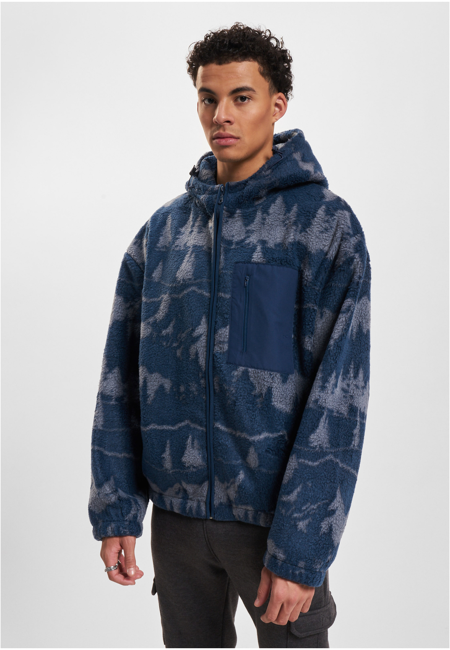 Men&#039;s Snow Zip Hoody Blue