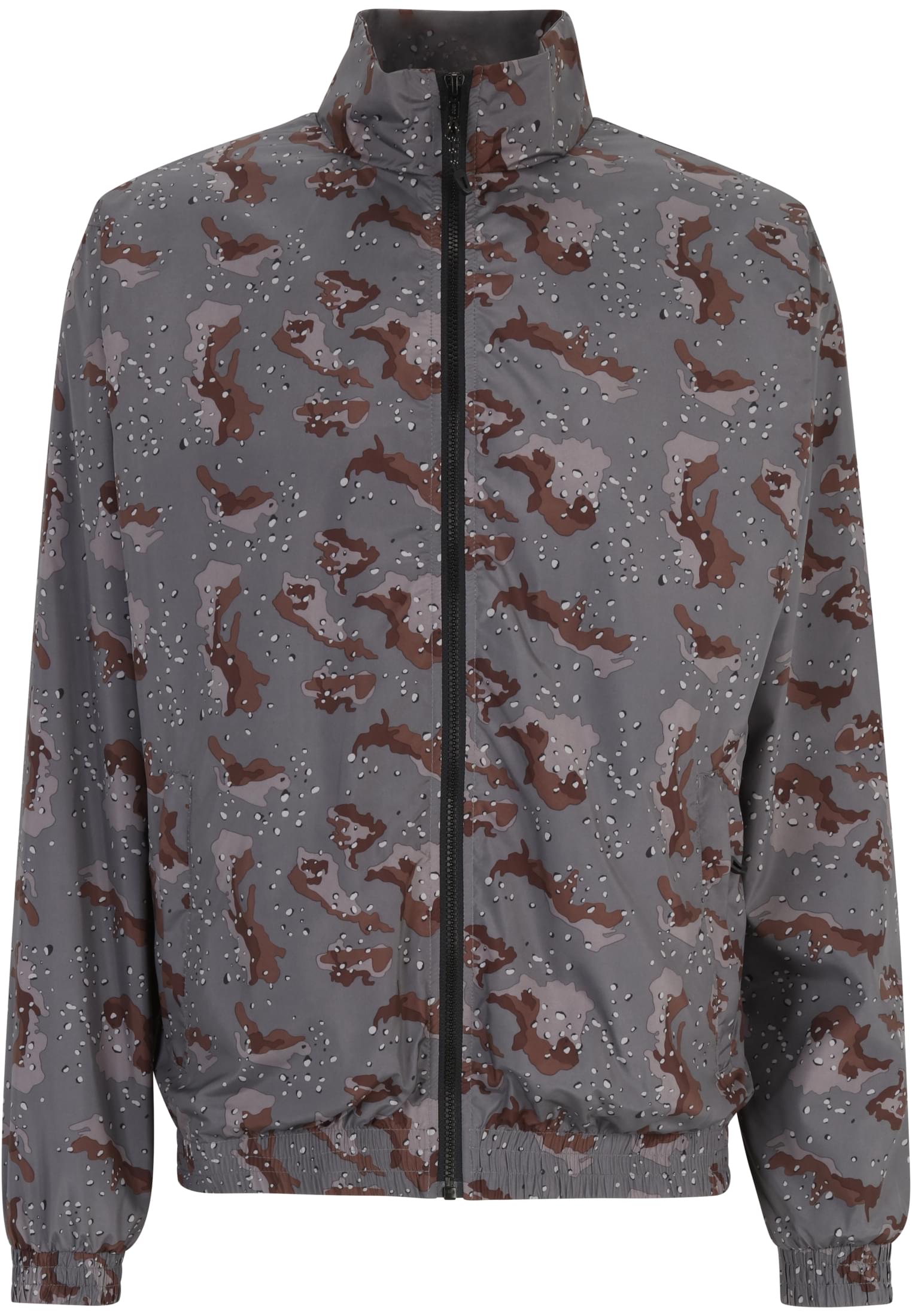 Pánská bunda Camo Track maskáčová/šedá