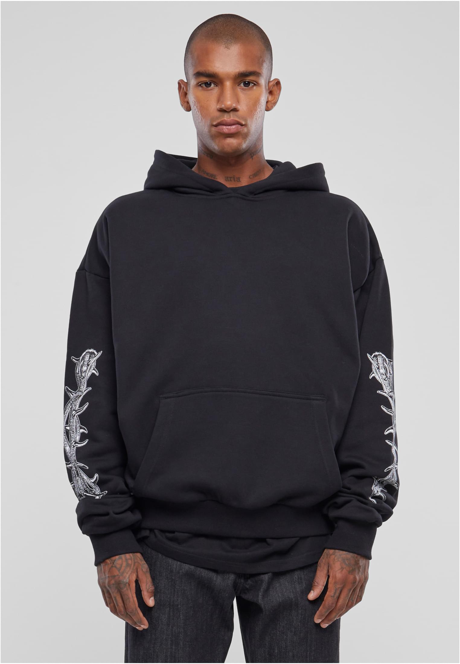 Men&#039;s God Loyalty Love Oversize Sweatshirt Black