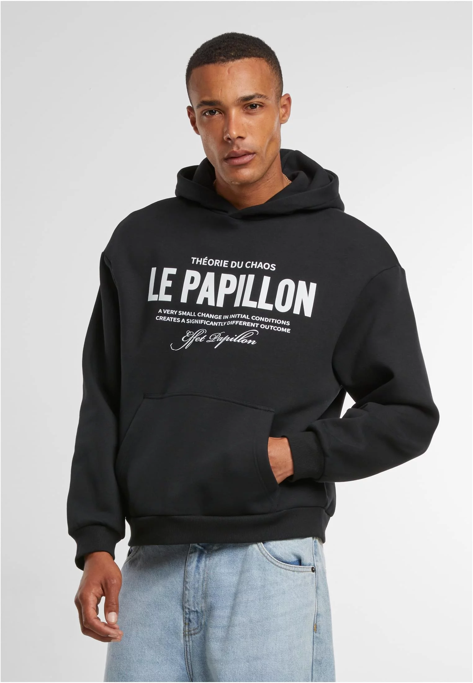 Men&#039;s hoodie Theorie Du Chaos Fluffy black