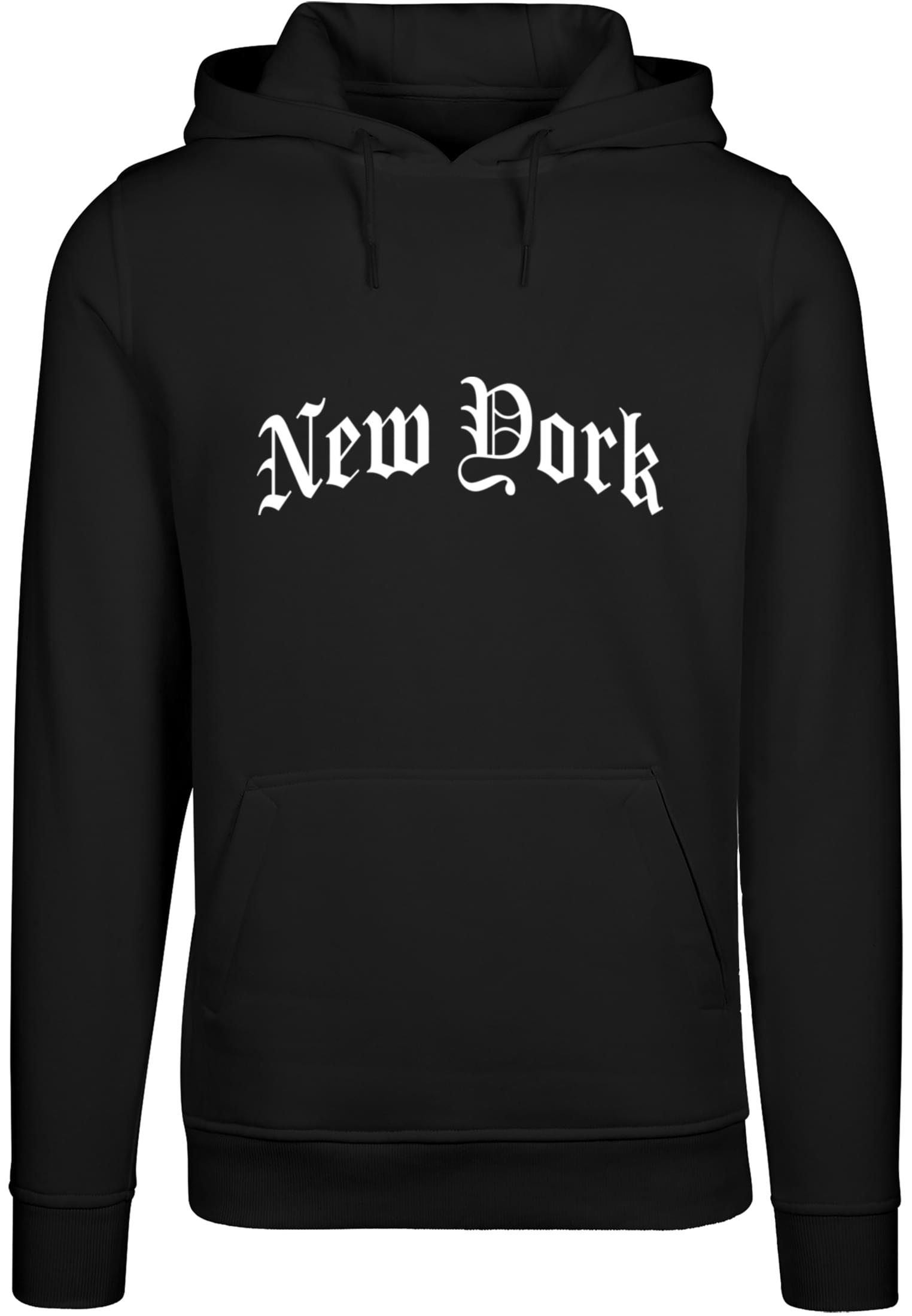 Men's Hoodie New York Wording Black