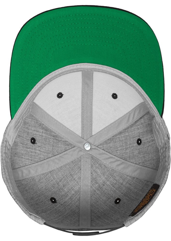 Classic Snapback Cap Grey/Green/Black