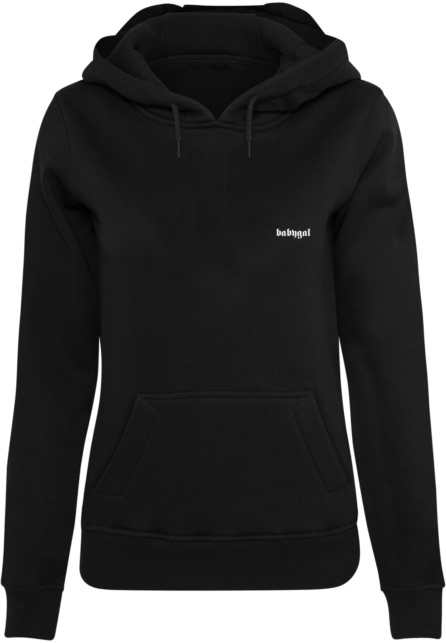 Womens Babygal Hoody black sweatshirt