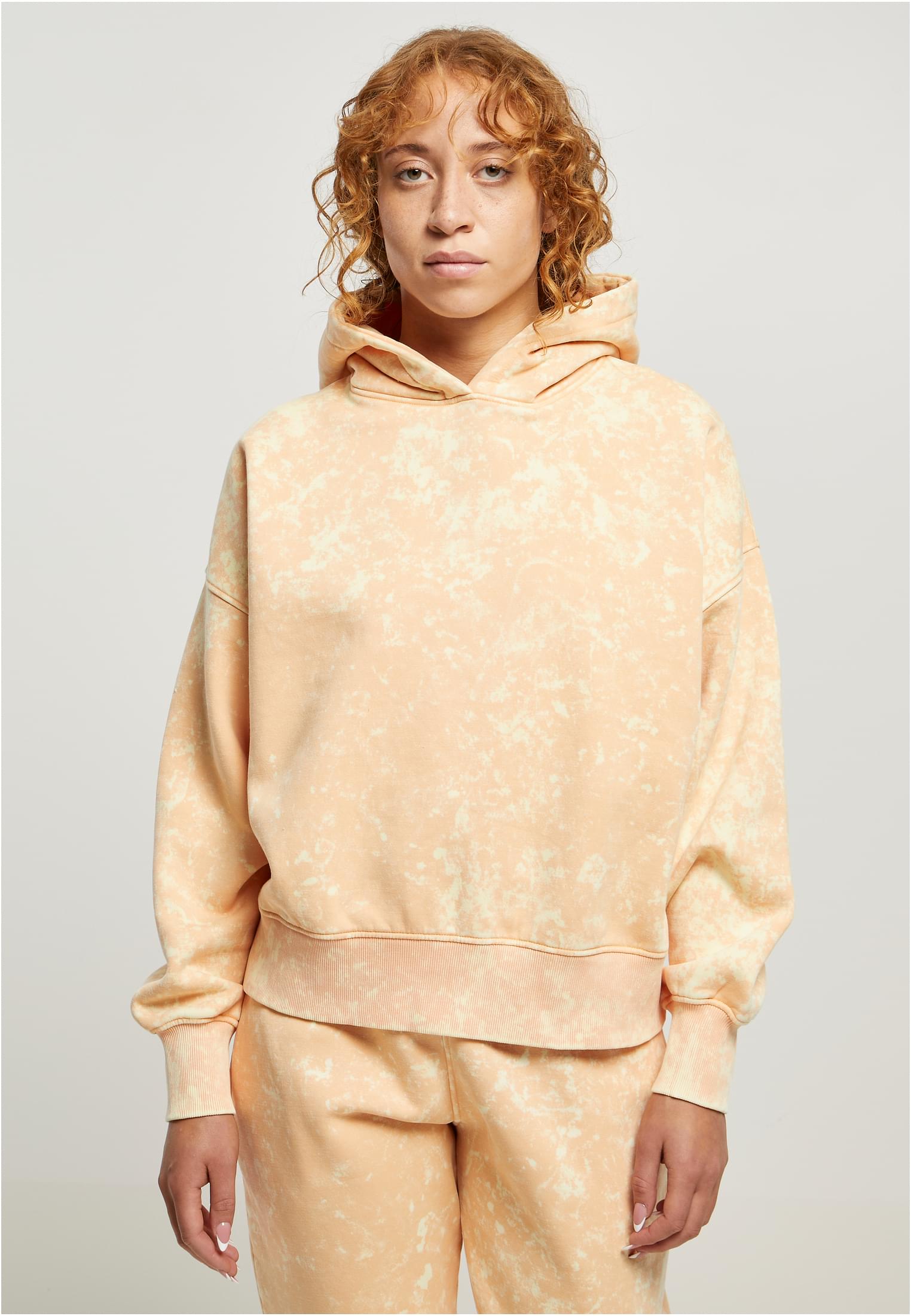 Women&#039;s Oversized Hooded Towel paleo-orange