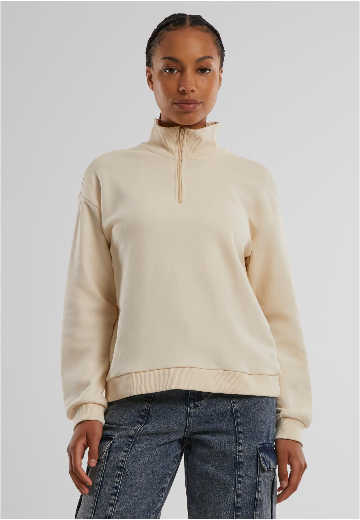 Women&#039;s sweatshirt Terry Troyer - cream