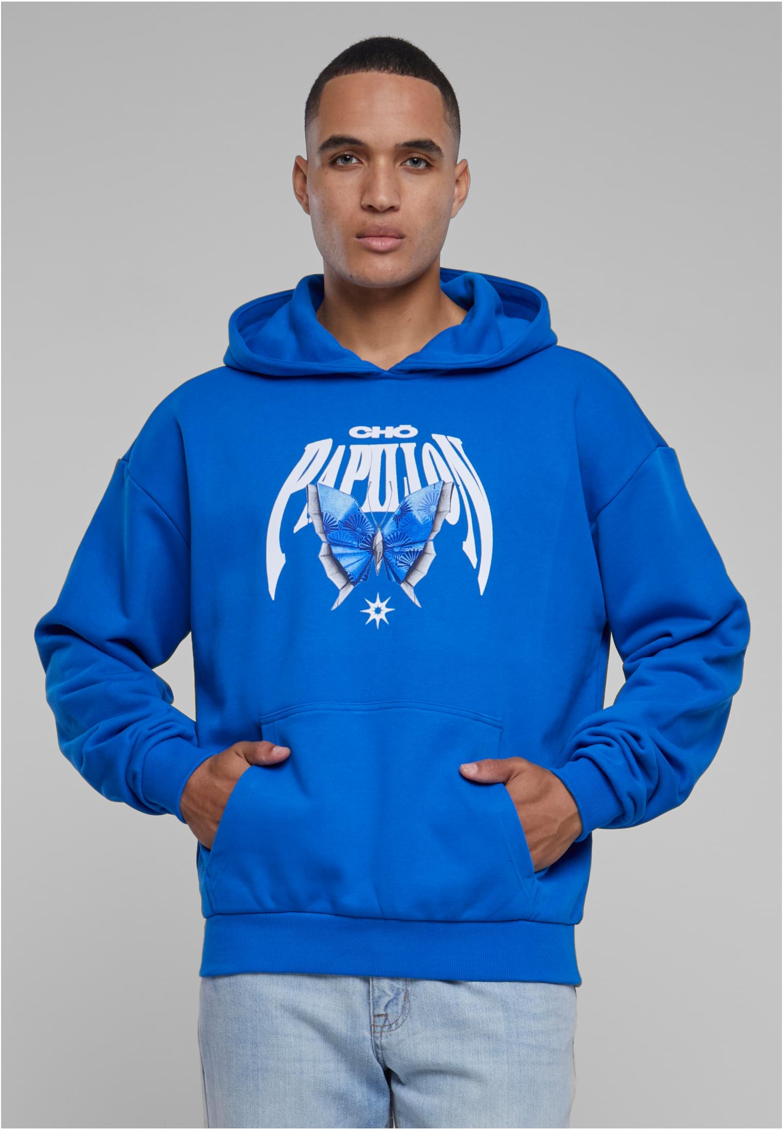 Men&#039;s Sweatshirt Origami Heavy Oversize Blue