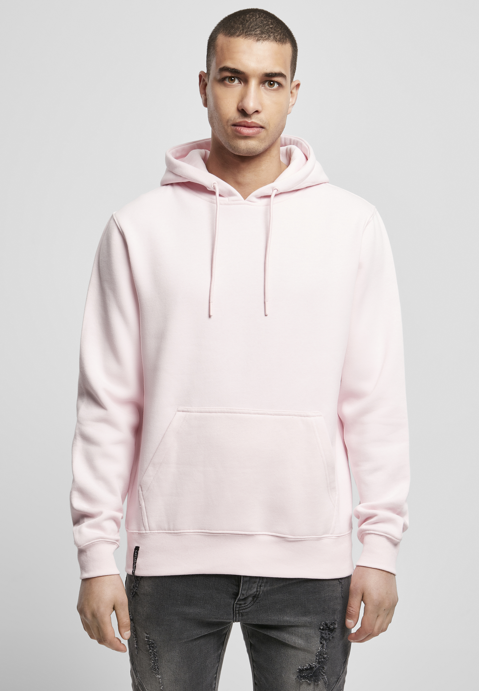 C&S Plain Hoody light pink