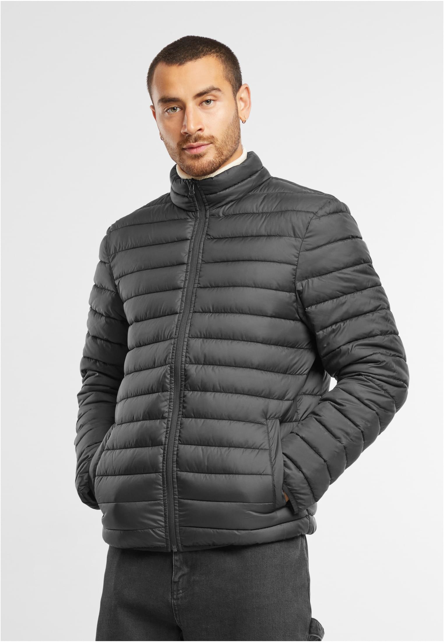 Men&#039;s basic light jacket black